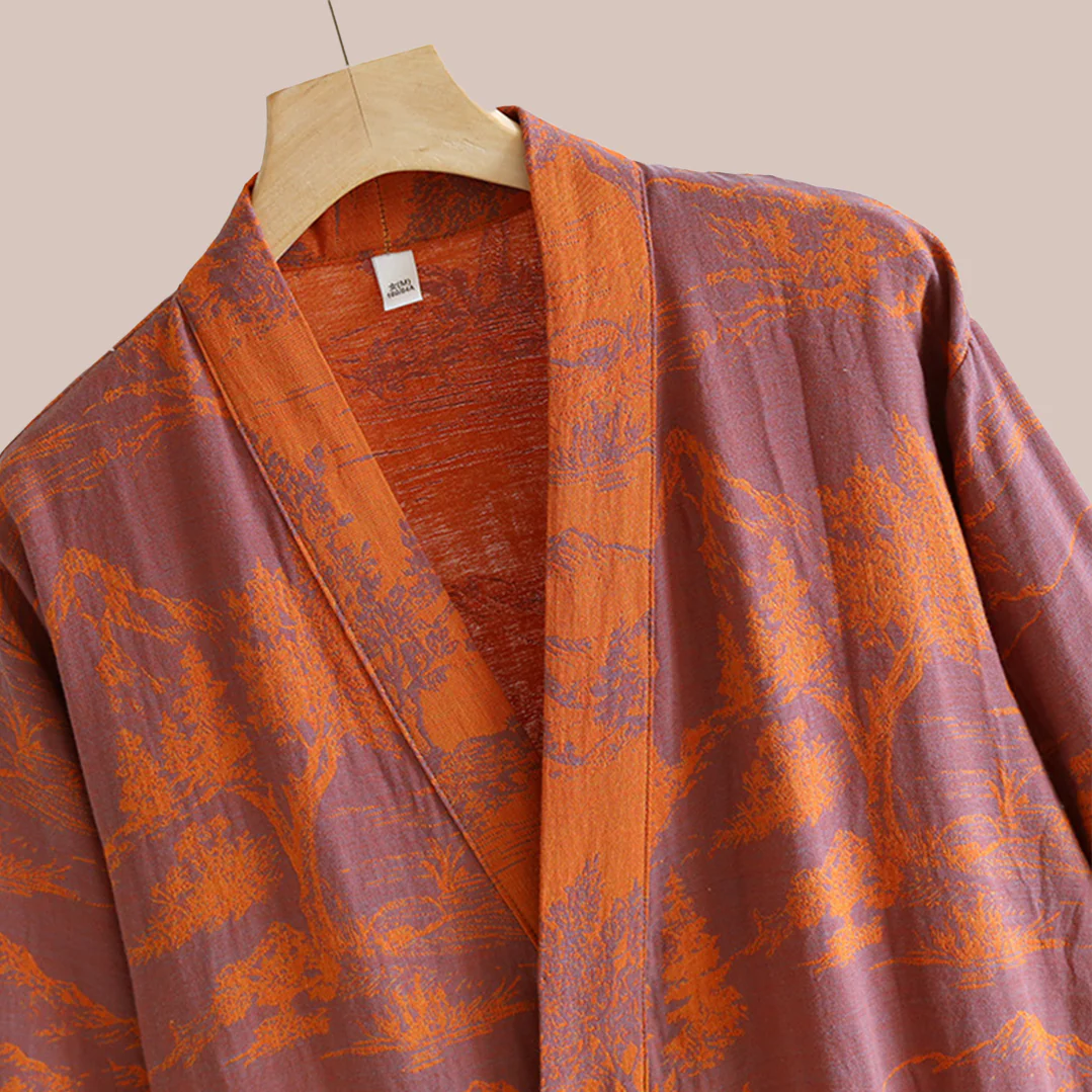 Aki Cotton Kimono Robes - Image 8