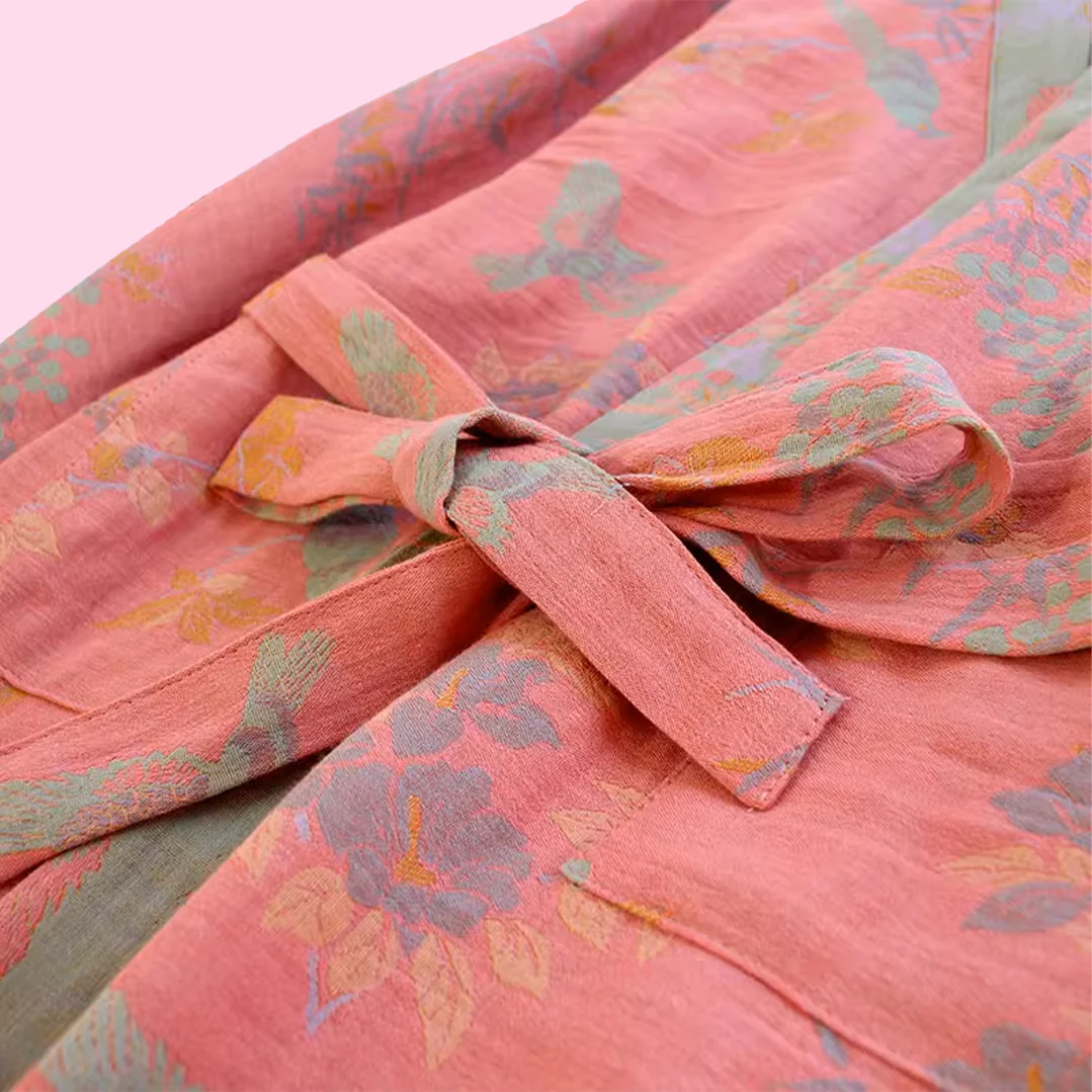 Haru Cotton Kimono Robes - Image 10