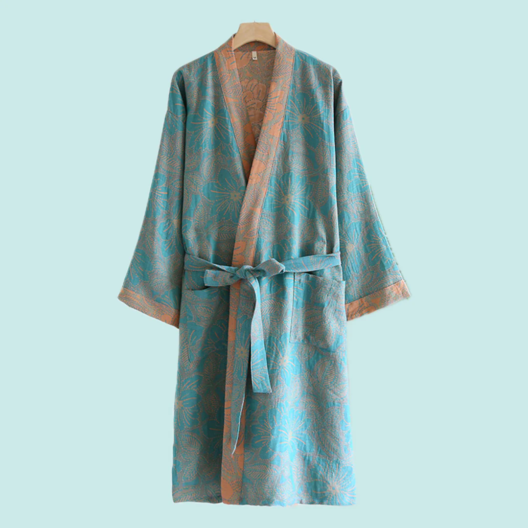 Haru Cotton Kimono Robes - Image 4