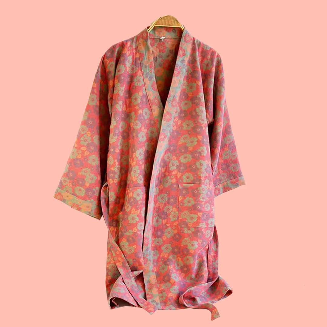 Haru Cotton Kimono Robes - Image 5
