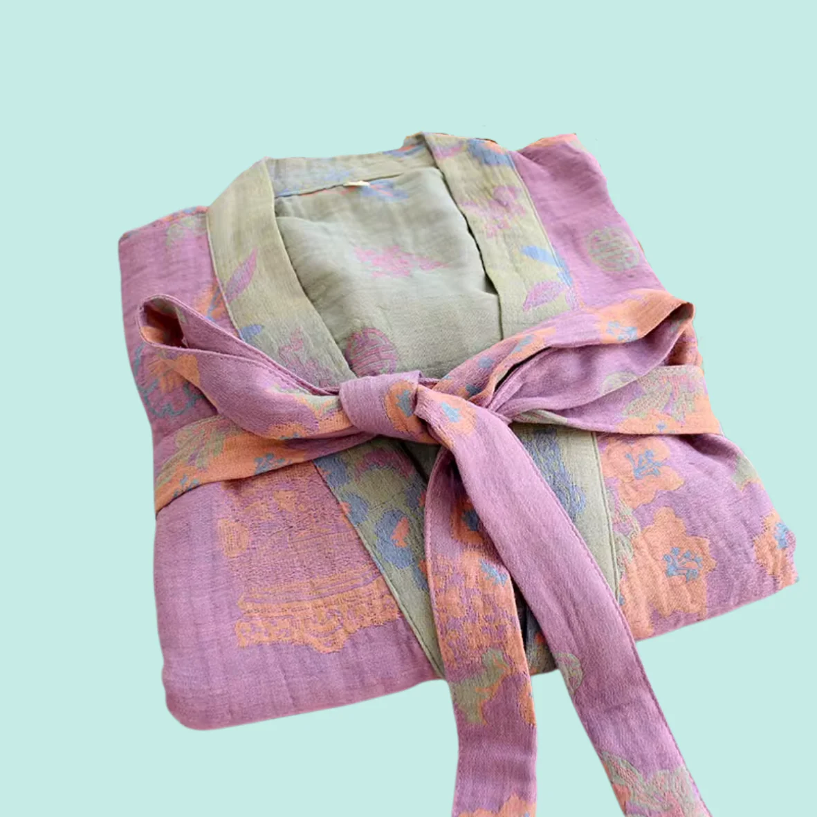 Haru Cotton Kimono Robes - Image 9