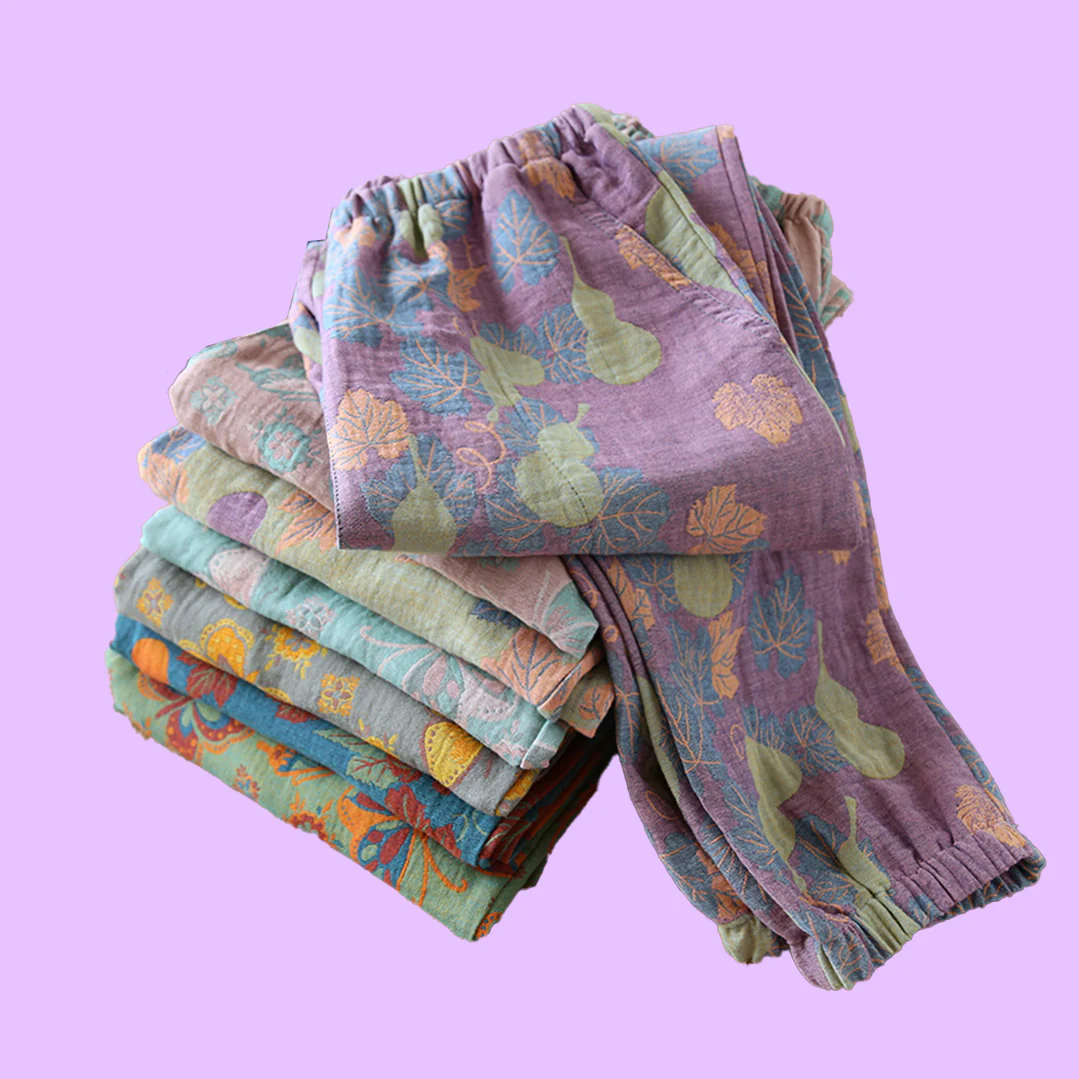 Aki Cotton Pyjamas Pants - Image 12