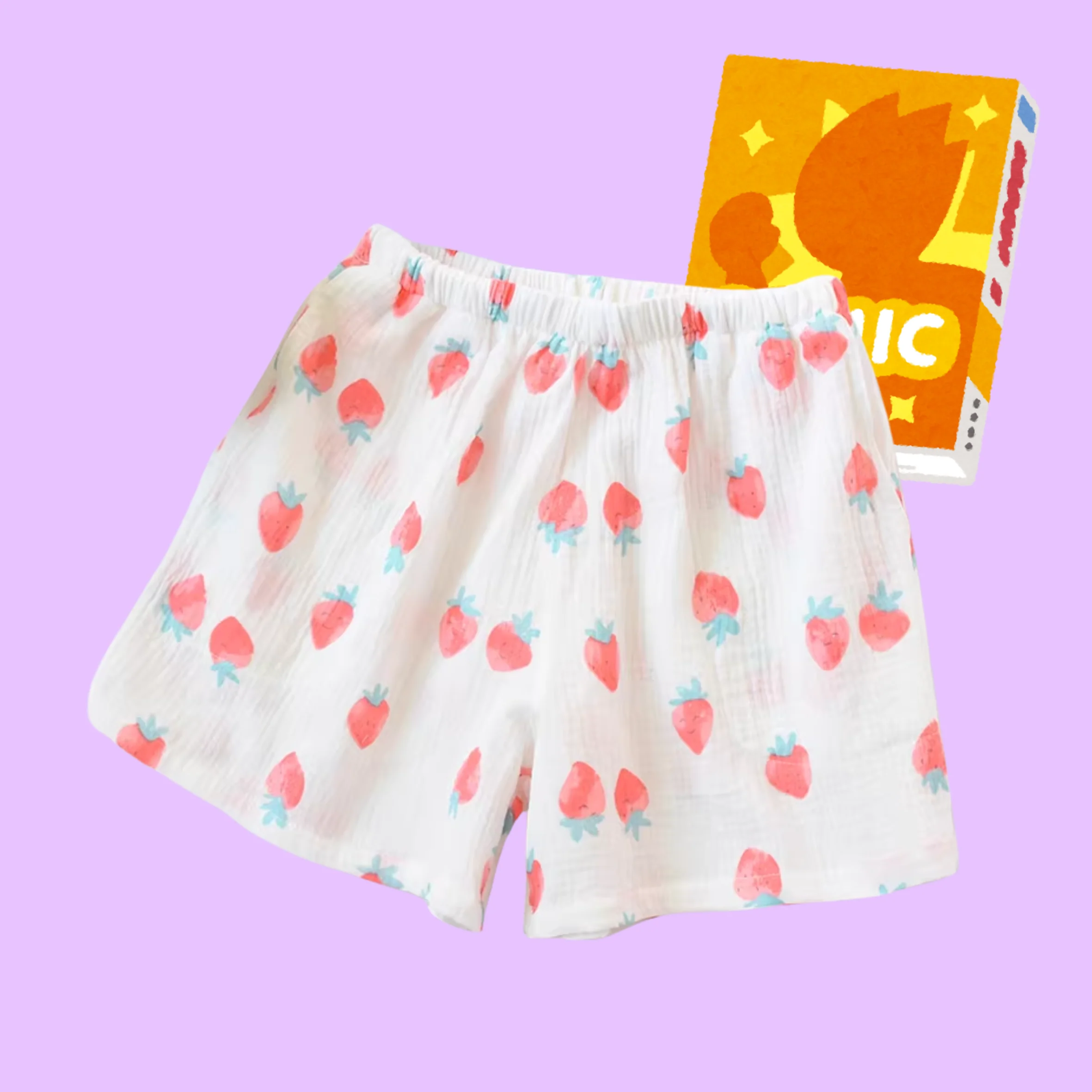 Sweet Ichigo Cotton Shorts - Image 7