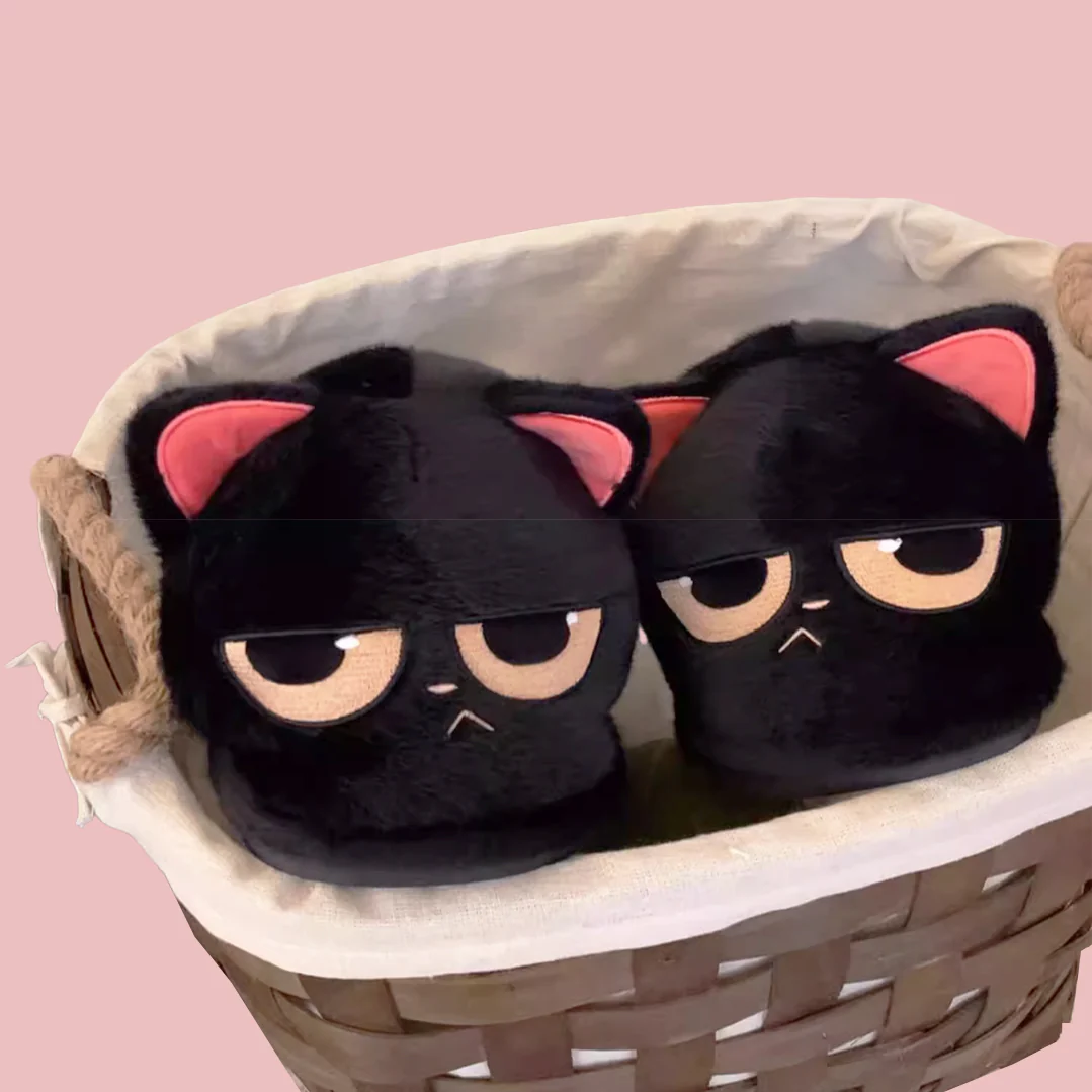 Bombastic Side Eye Kitty Slippers - Image 5