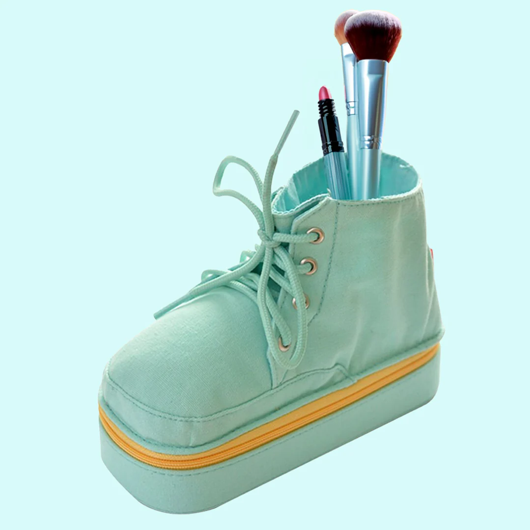 Canvas Sneaker Makeup Bag - Image 13