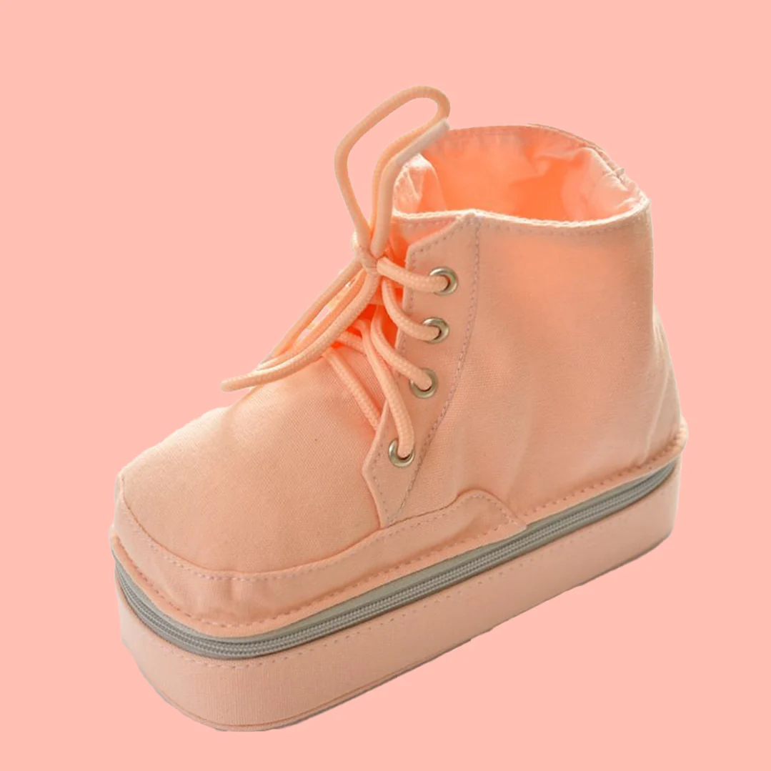Canvas Sneaker Makeup Bag - Image 3