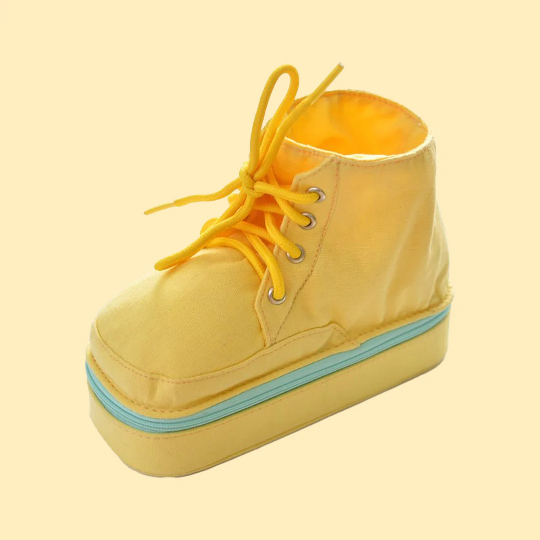 Canvas Sneaker Makeup Bag - Image 4