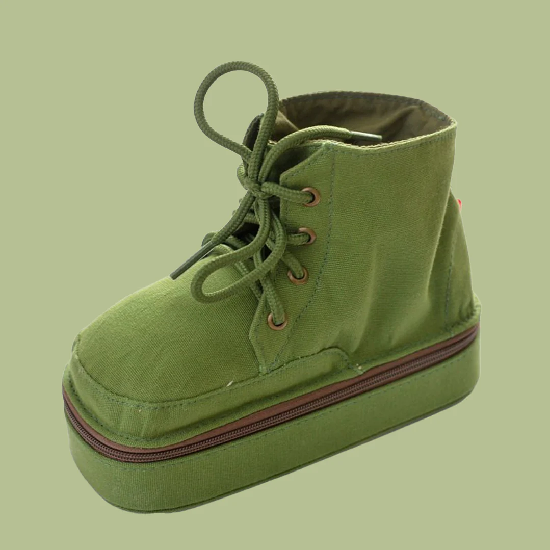 Canvas Sneaker Makeup Bag - Image 7