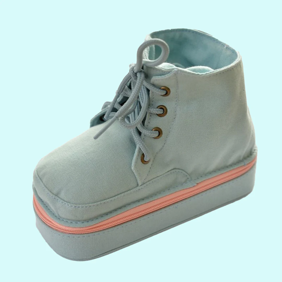 Canvas Sneaker Makeup Bag - Image 9