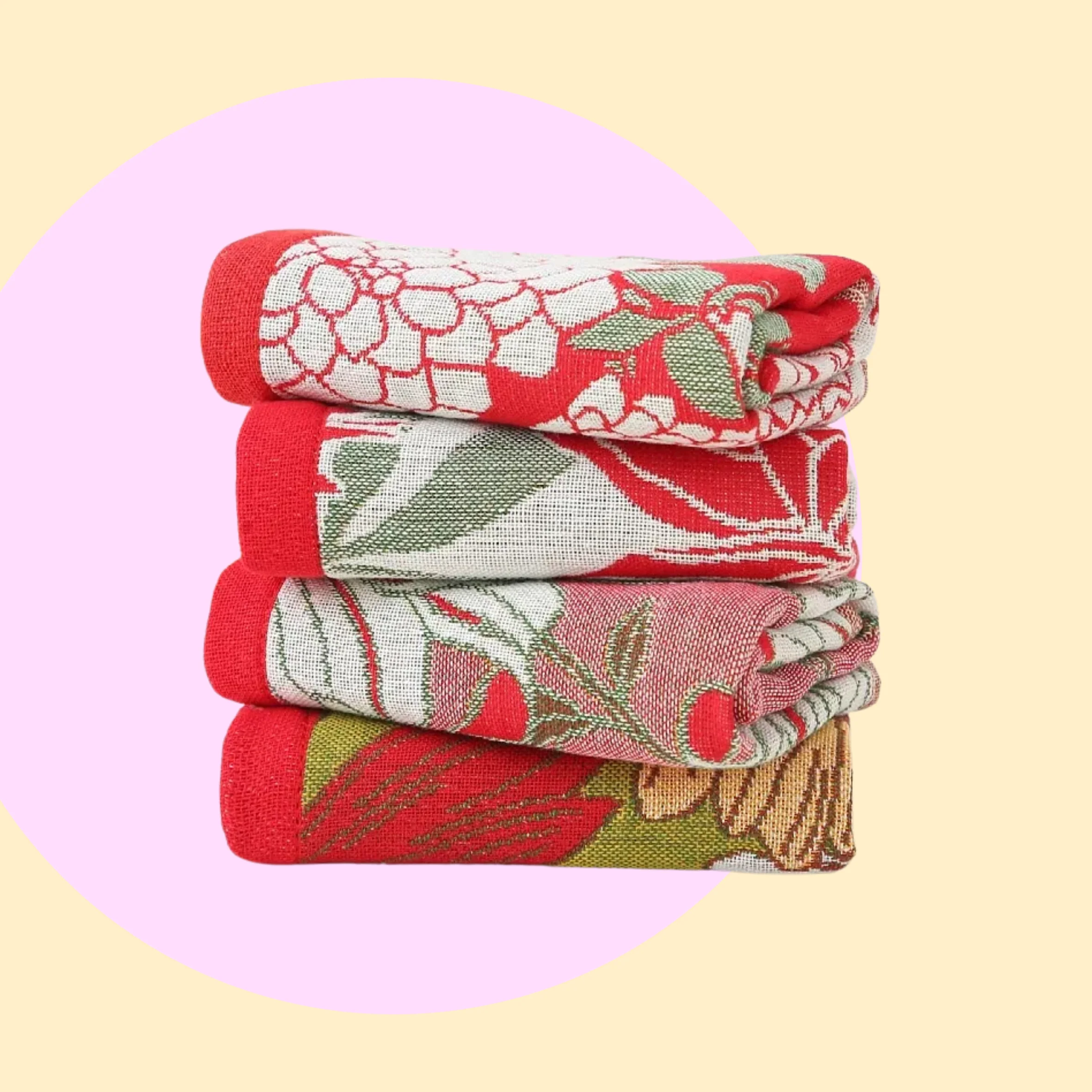Kiku Hand Towels Set (4) - Image 2