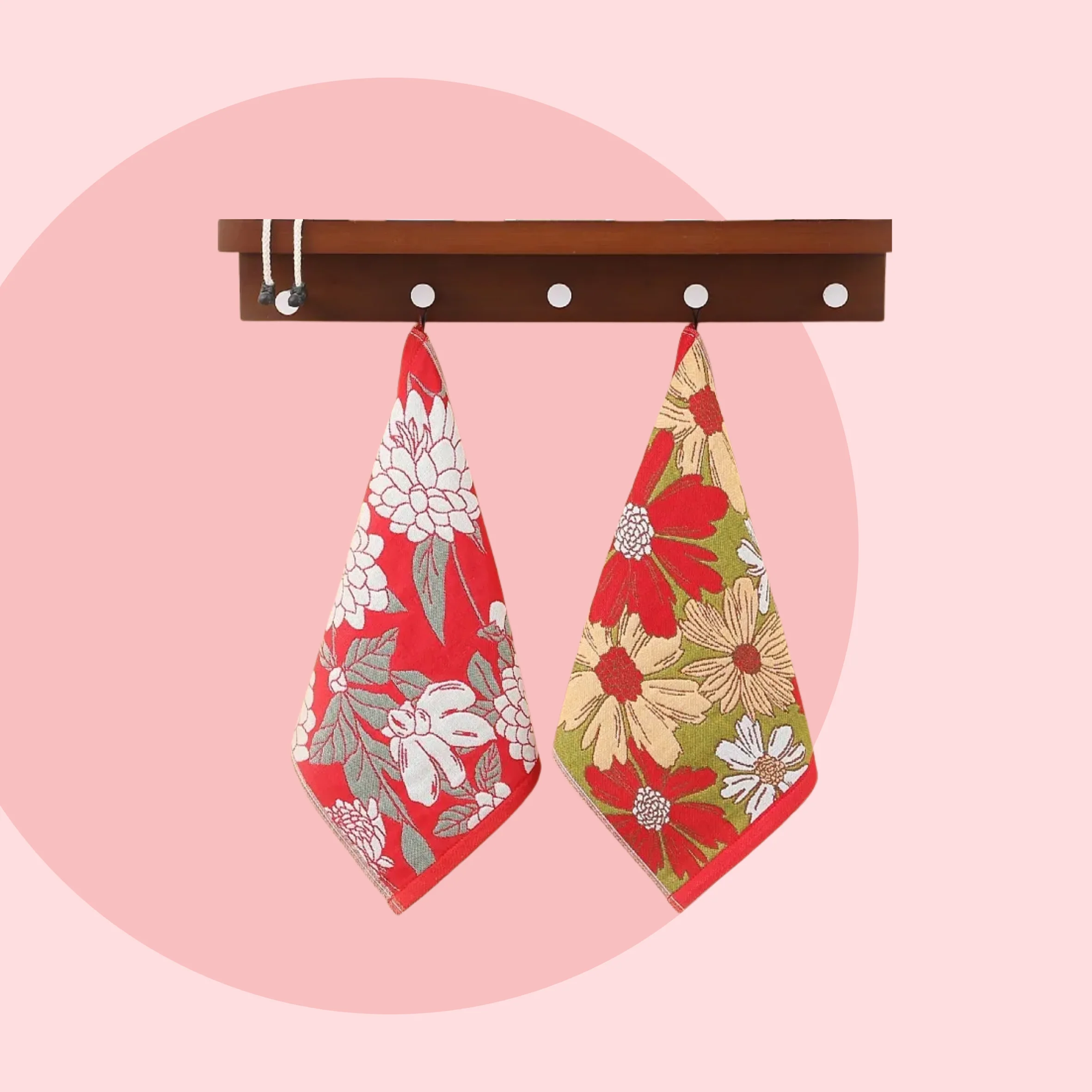 Kiku Hand Towels Set (4) - Image 3