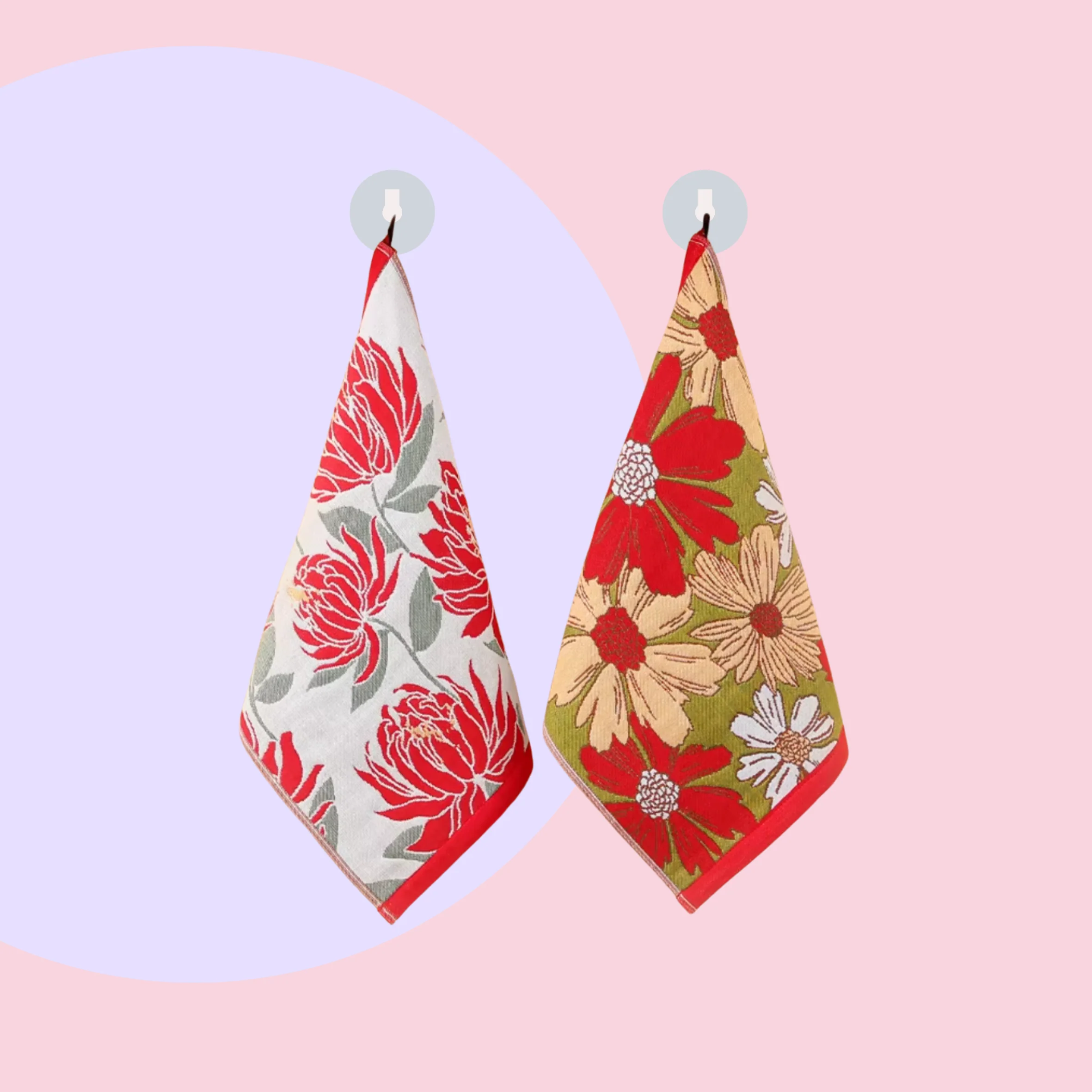 Kiku Hand Towels Set (4) - Image 4
