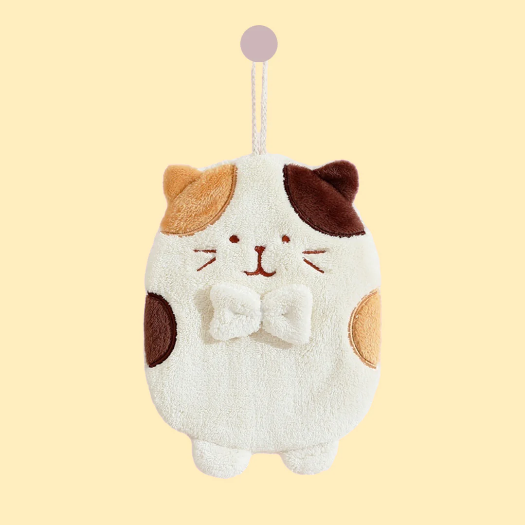 Chubby Cat Hand Towels - Image 3