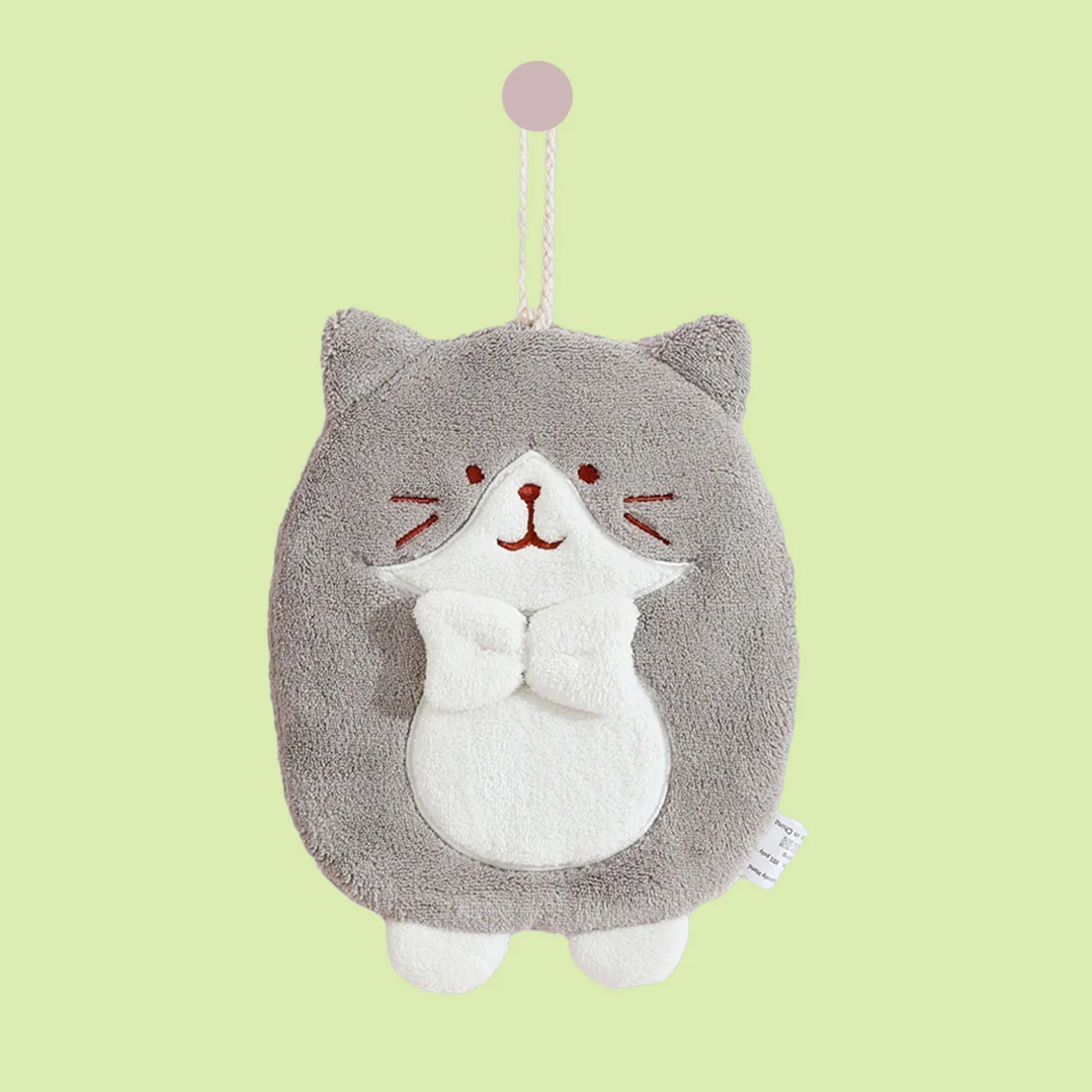 Chubby Cat Hand Towels - Image 4