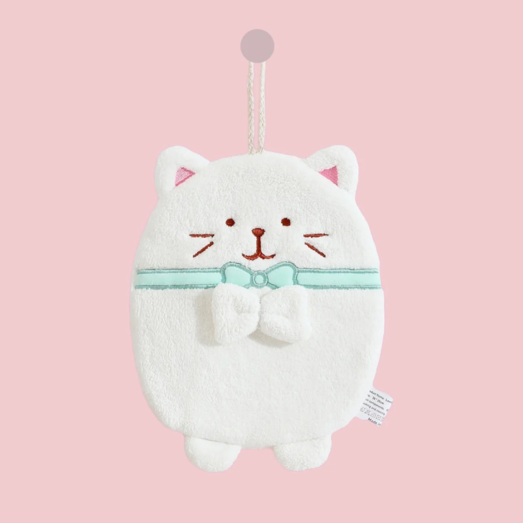 Chubby Cat Hand Towels - Image 5