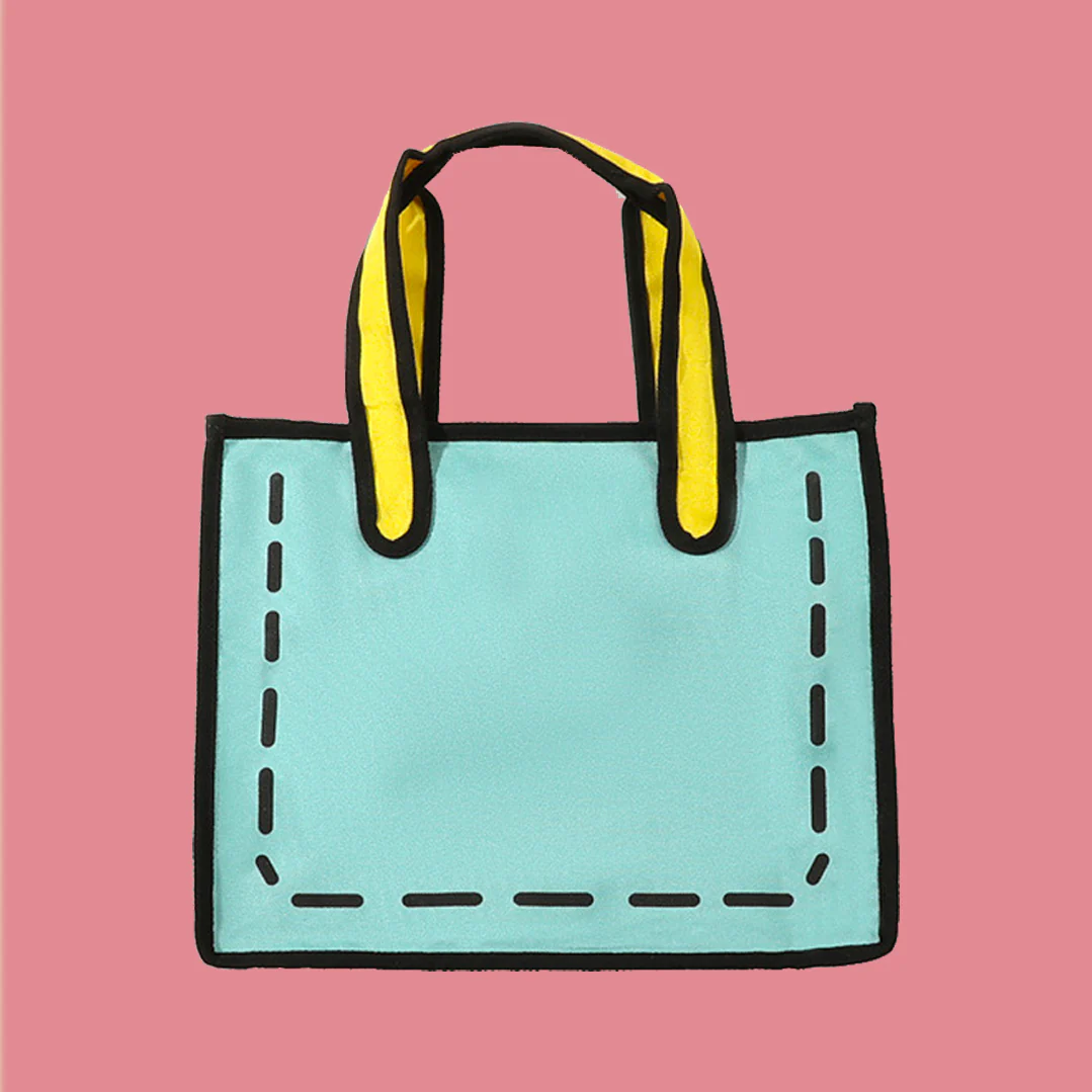 Comic Book Canvas Tote Bag - Image 5
