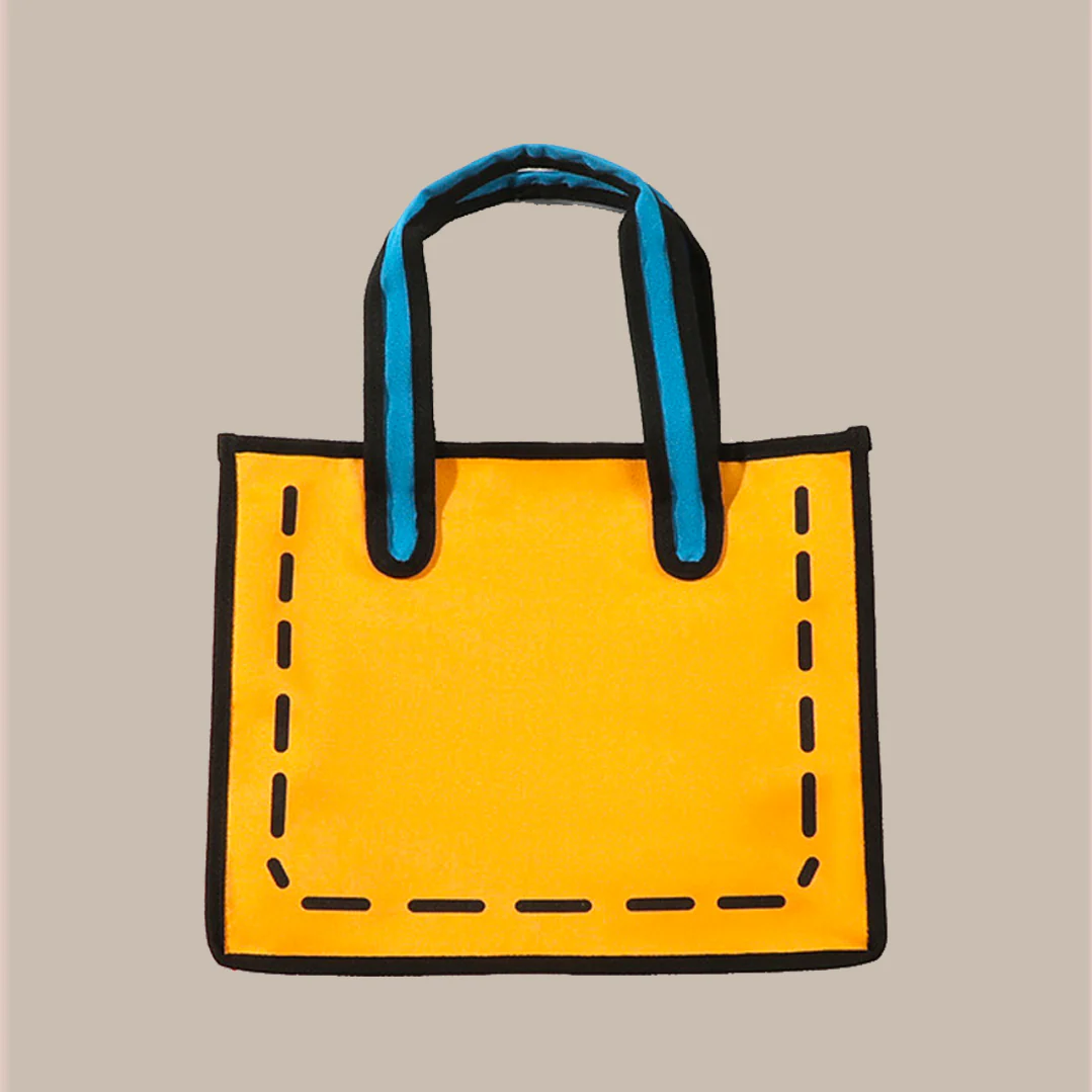 Comic Book Canvas Tote Bag - Image 7