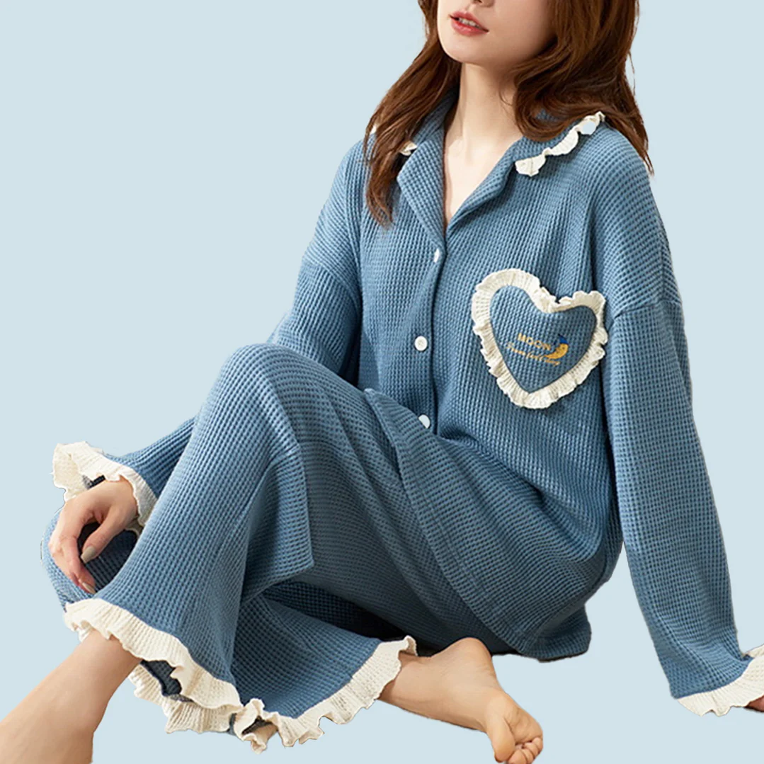 Cuddly Bear Textured Cotton Pyjamas - Image 5