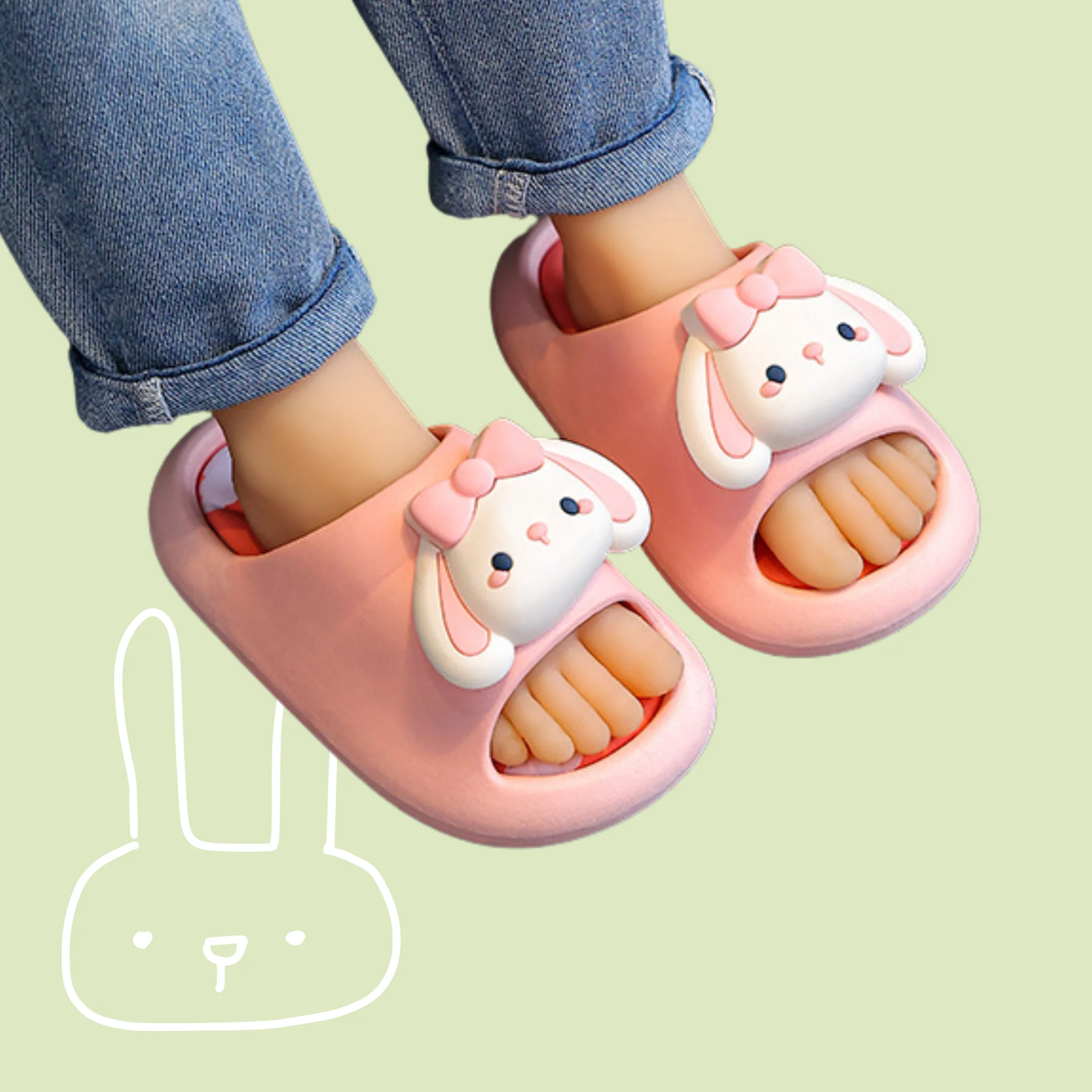 Cutie Usagi Summer Slippers - Image 5