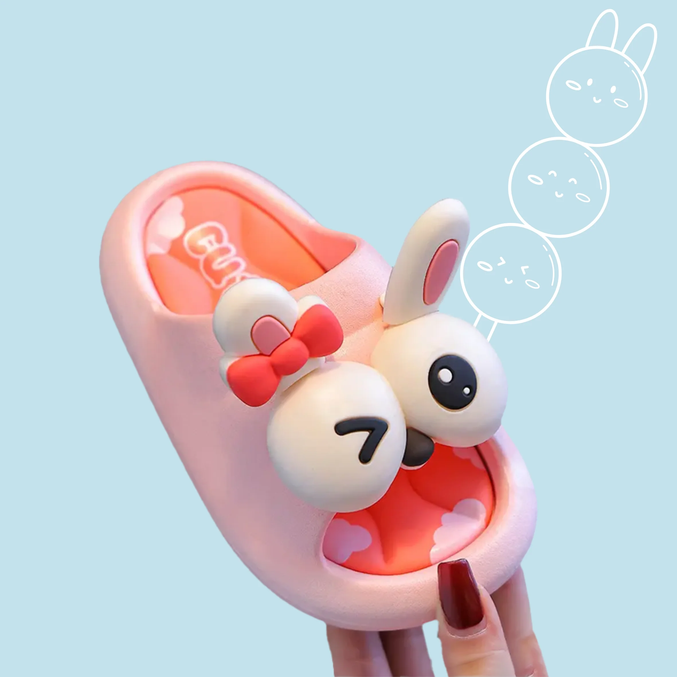 Kawaii 3D Creature Slippers - Image 6