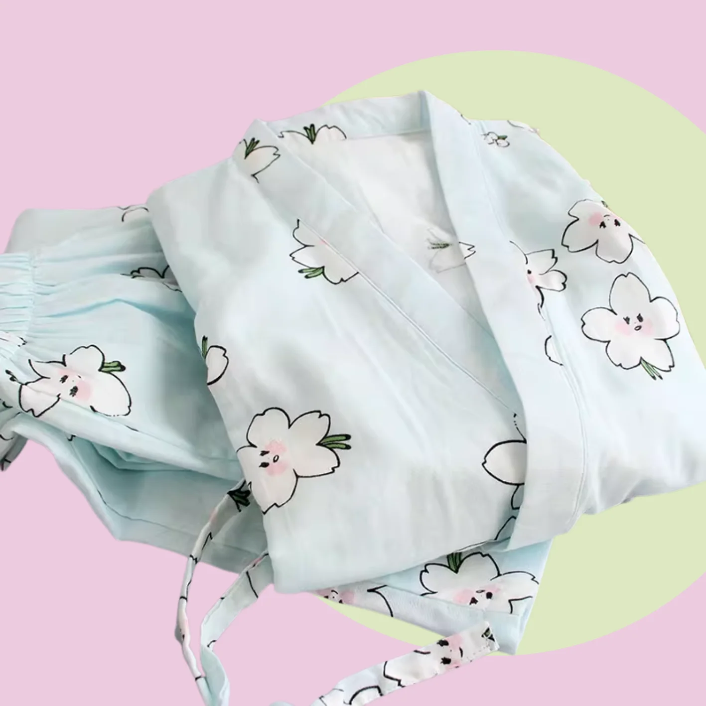 Flora Flora Kimono Pyjamas - Image 4