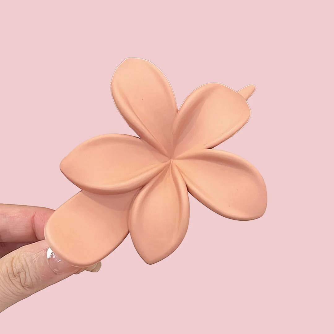 Frangipani Floral Hair Clips (2) - Image 5