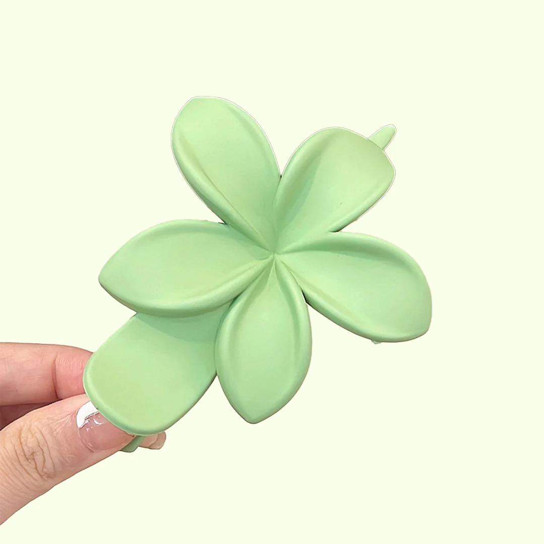 Frangipani Floral Hair Clips (2) - Image 7