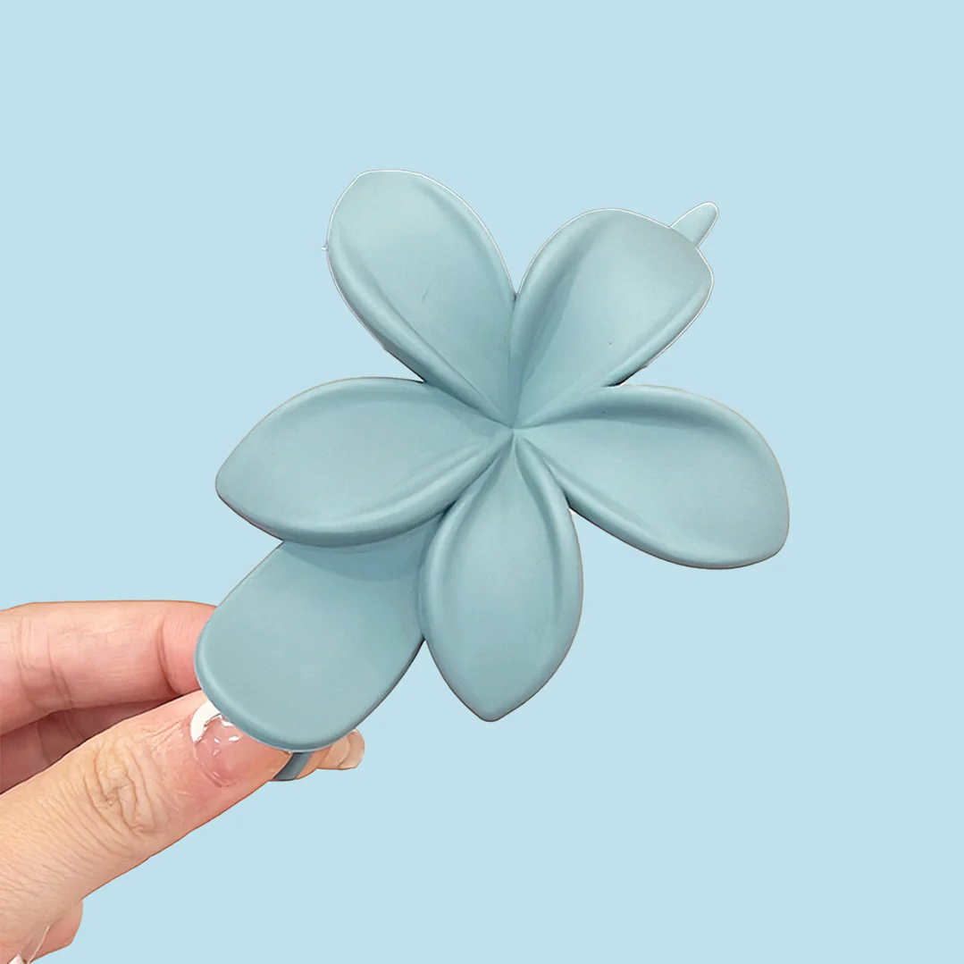 Frangipani Floral Hair Clips (2) - Image 8