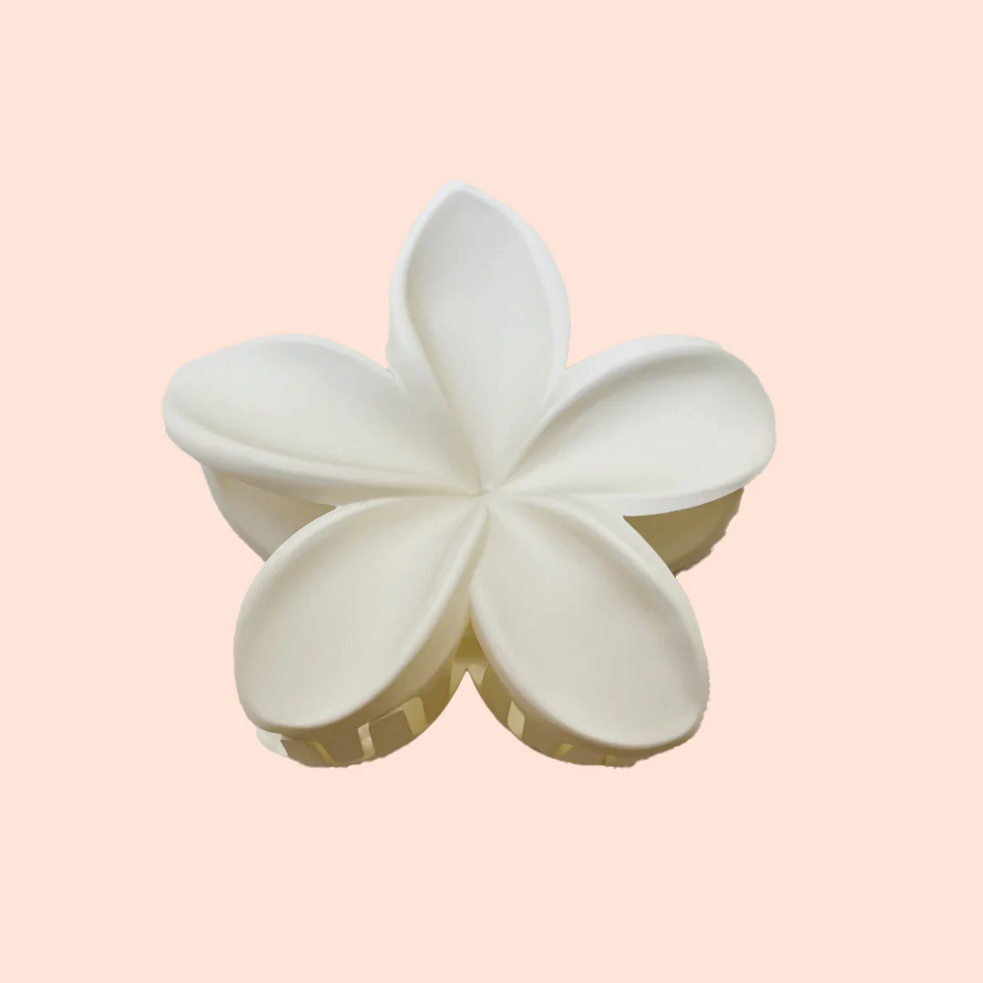 Frangipani Floral Hair Clips (2) - Image 9