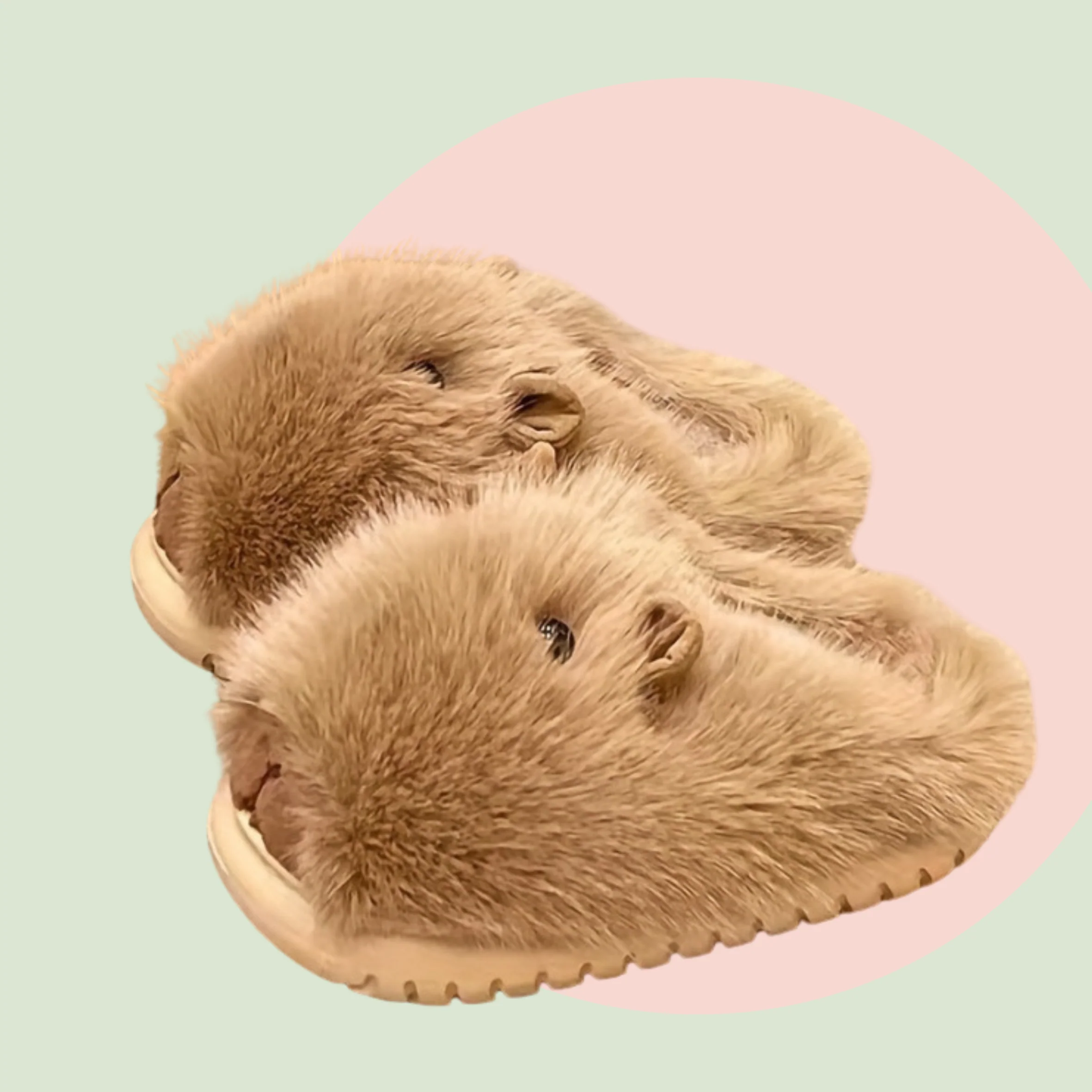 Furry Capybara Slippers - Image 8