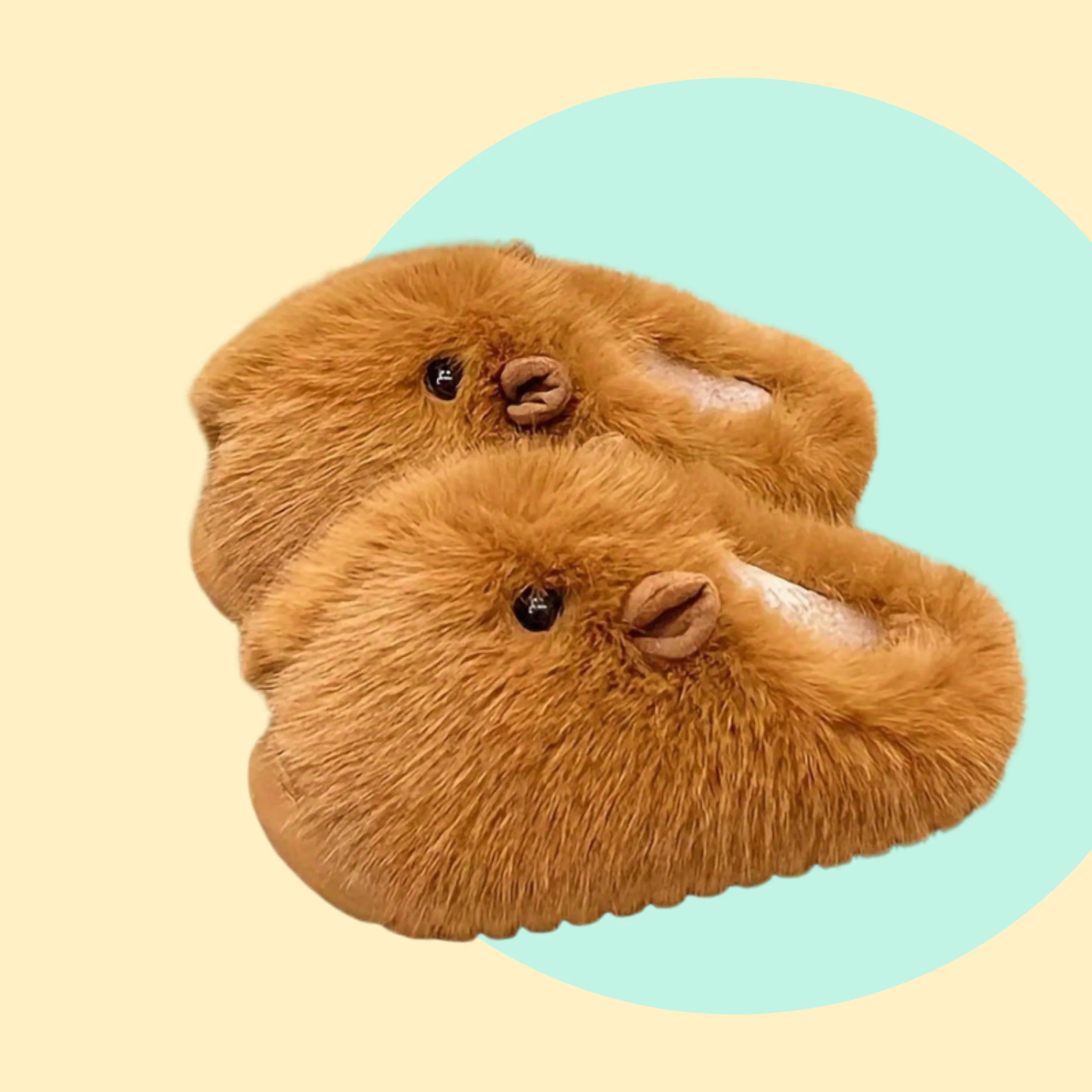 Furry Capybara Slippers - Image 9