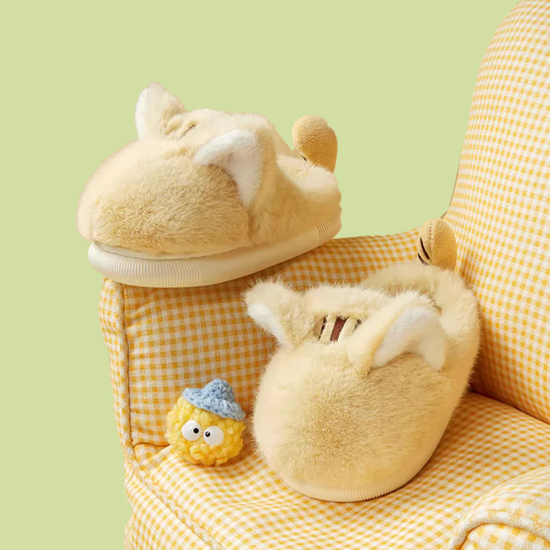 Mini Me ~ Furry Morris Slippers - Image 3