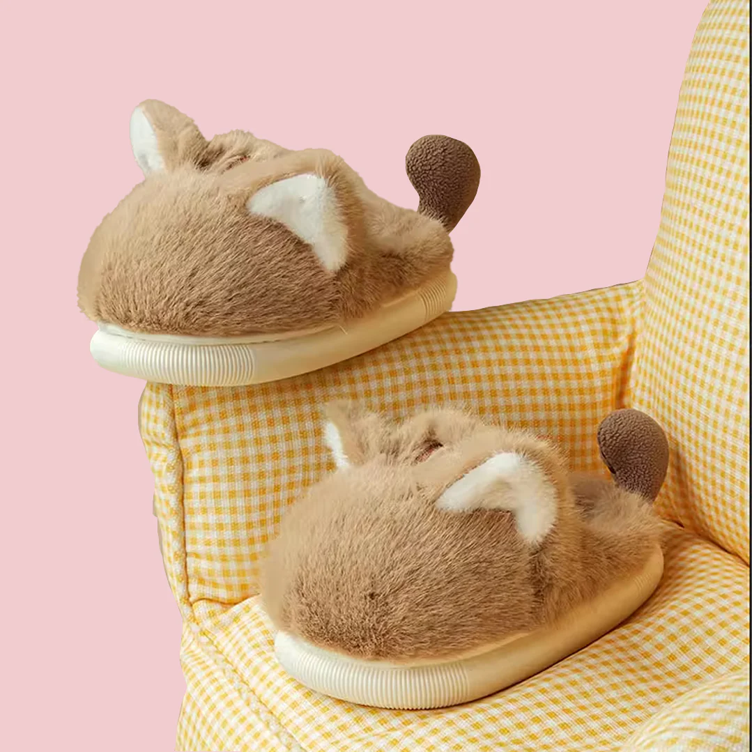 Mini Me ~ Furry Morris Slippers - Image 5