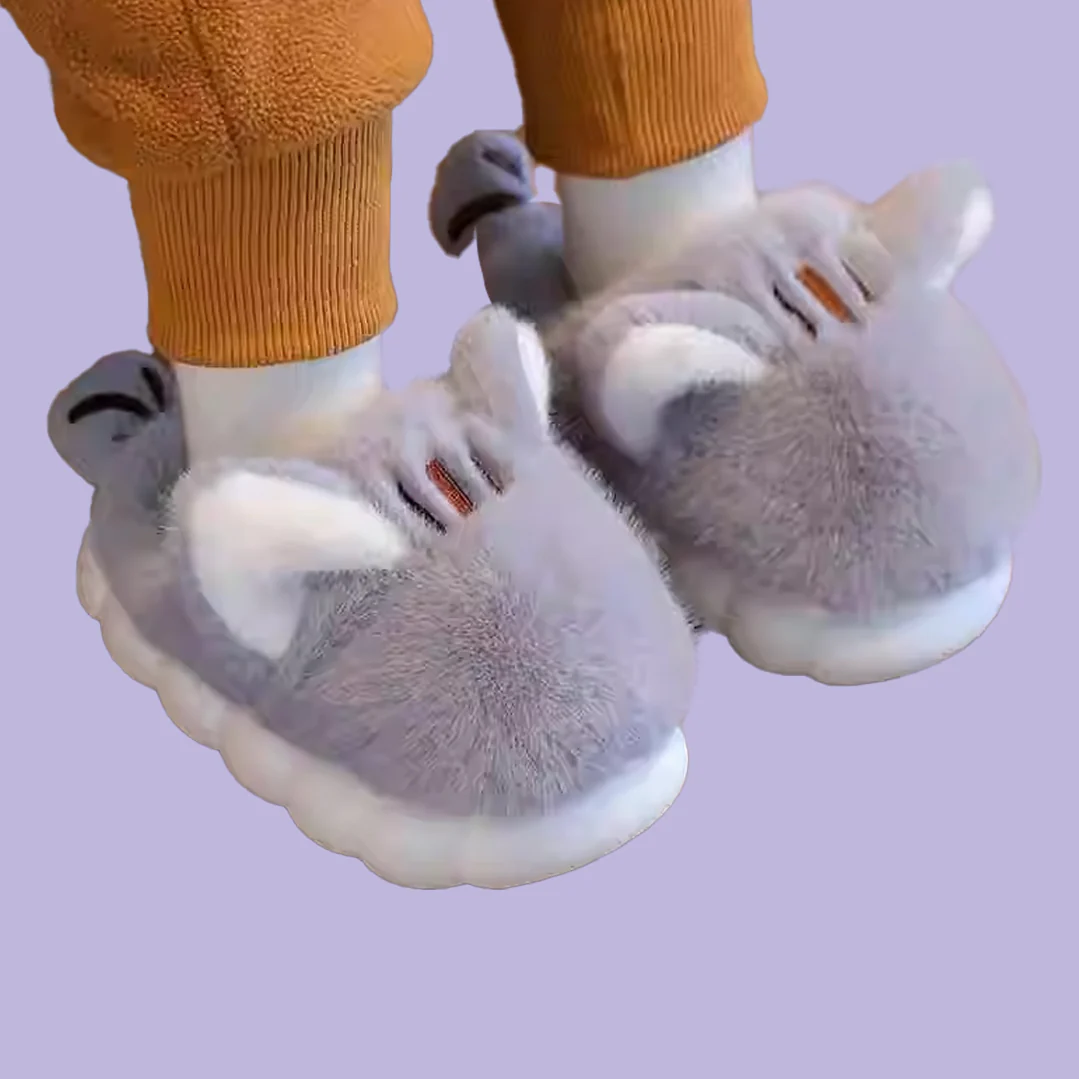 Mini Me ~ Furry Morris Slippers - Image 6
