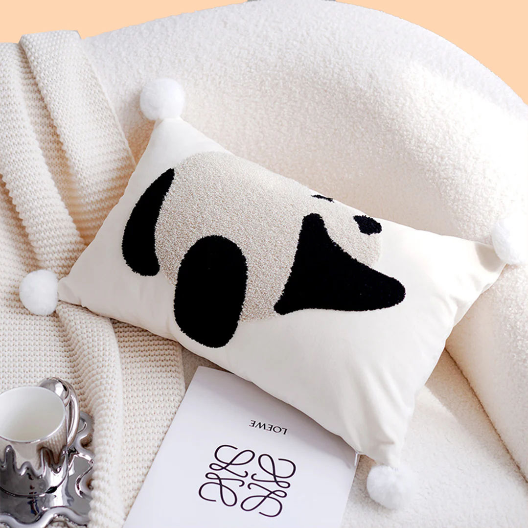 Fuzzy Panda Cushions - Image 4