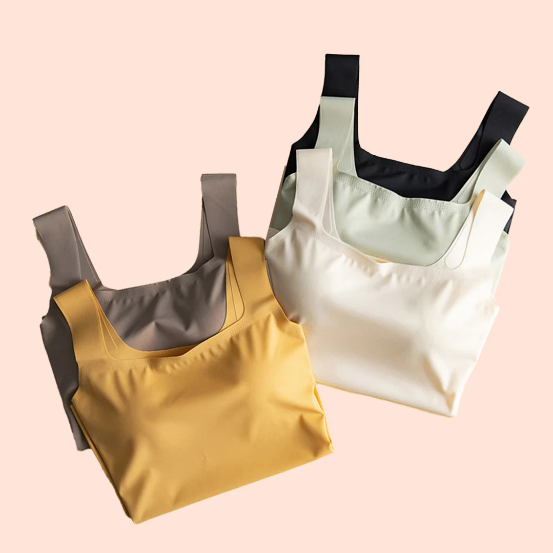 Ice Silk Padded Camisole Top - Image 2