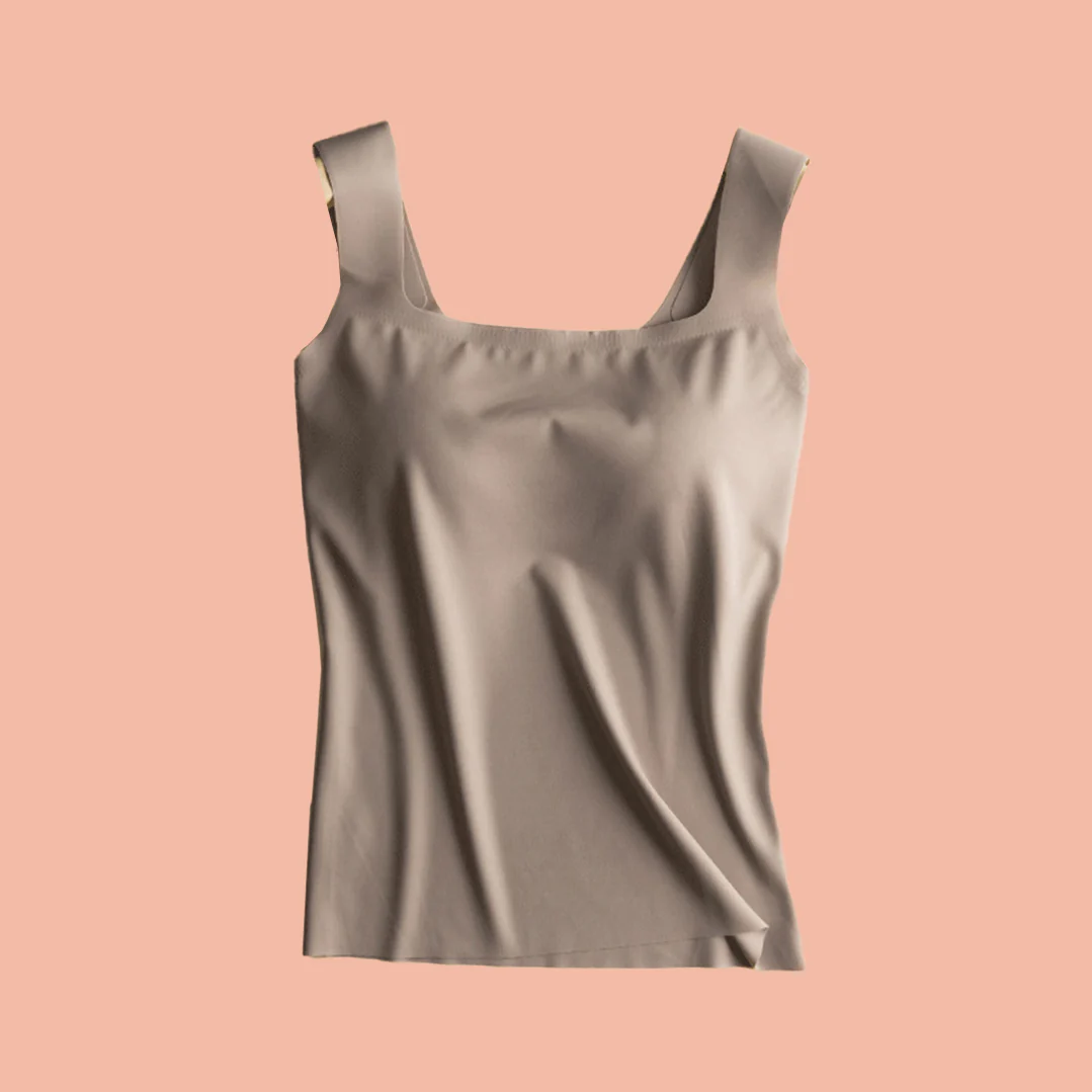 Ice Silk Padded Camisole Top - Image 9