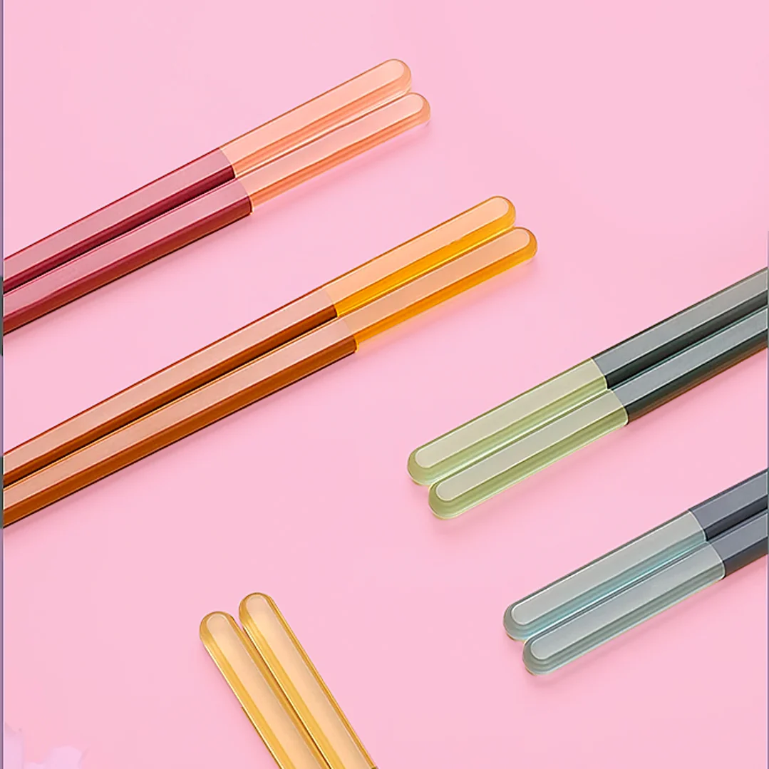 Icy Rainbow Chopstick Set (5 Pairs) - Image 4