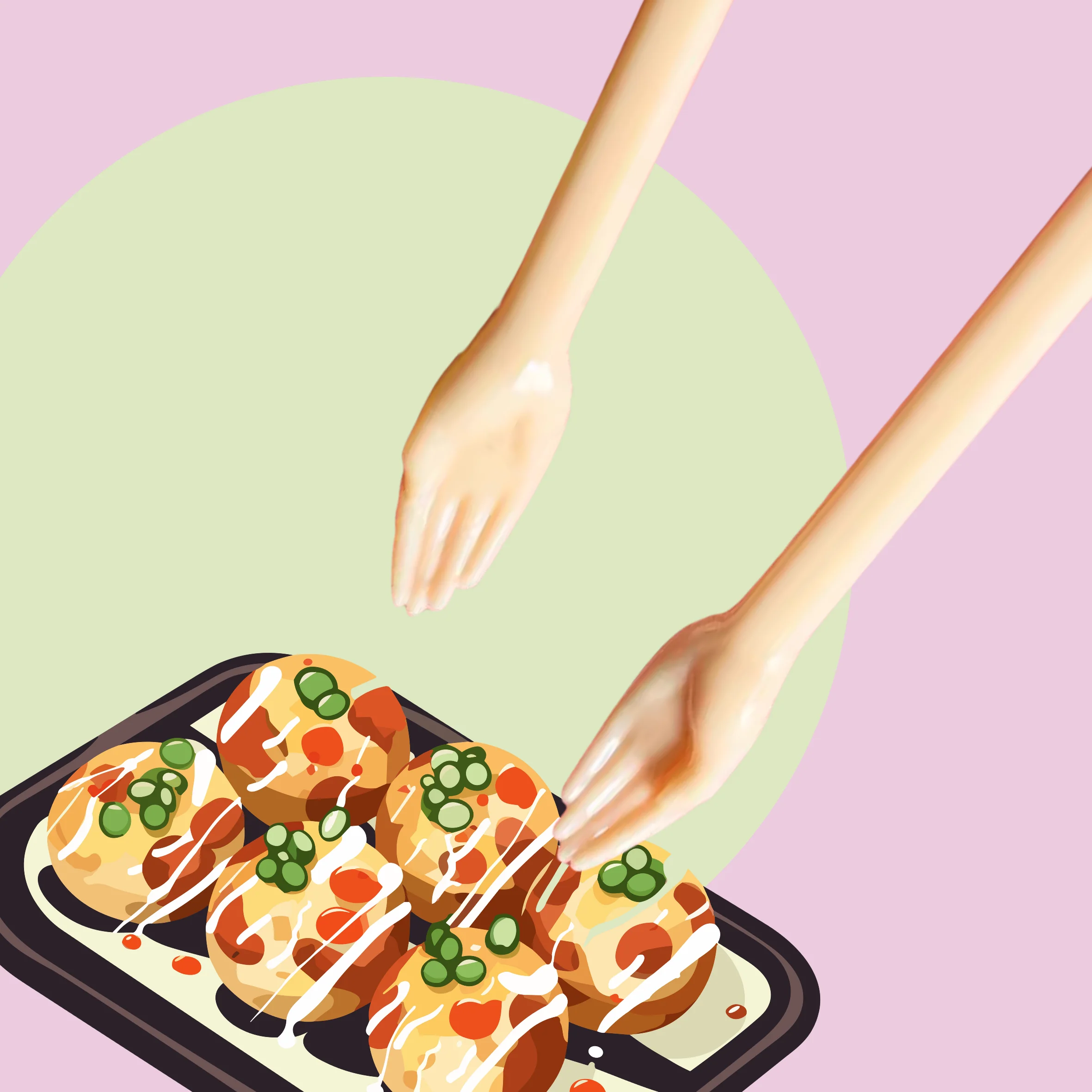 Jazz Hands Chopsticks (2 Pairs) - Image 5