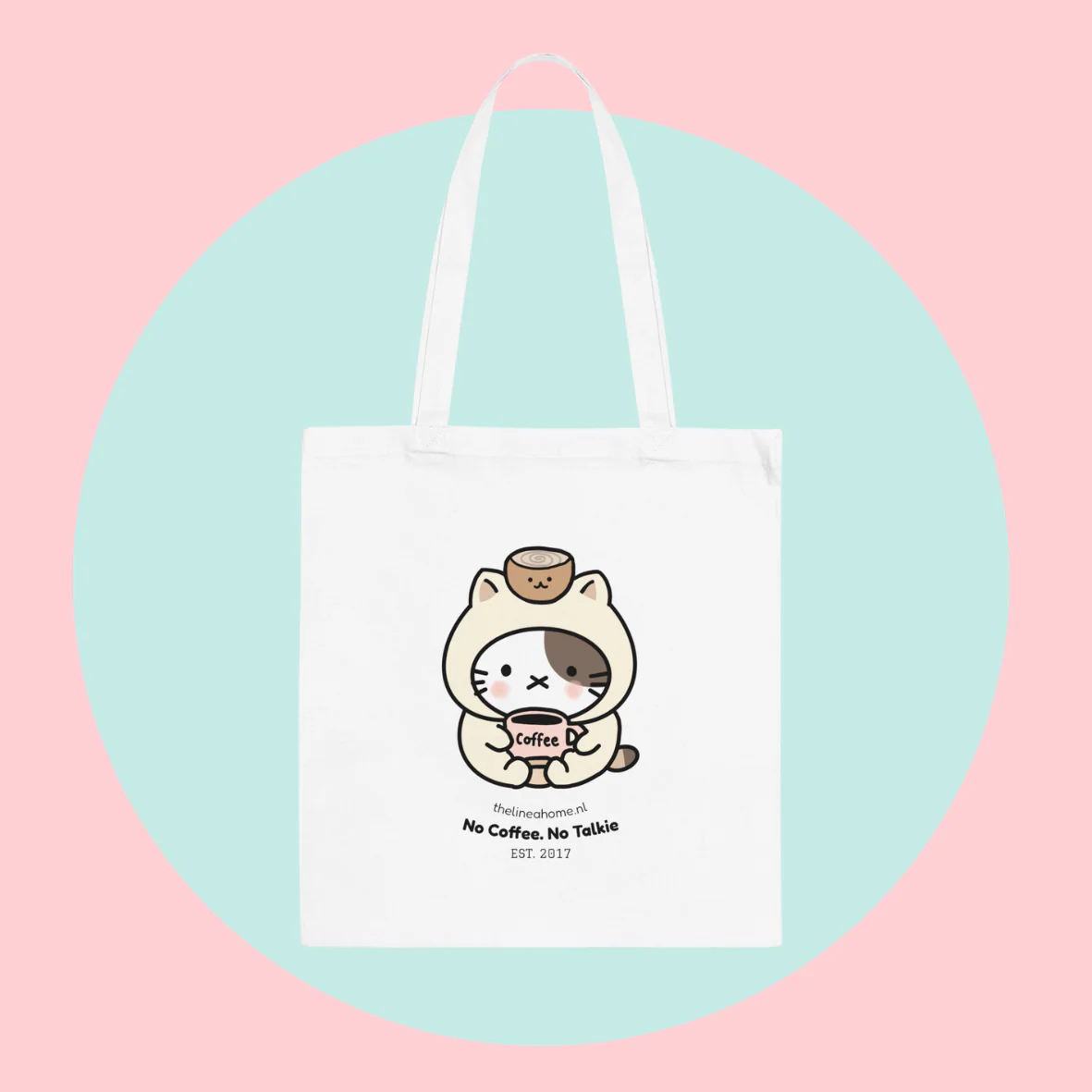 Kakkoii Coffee Cat Tote Bag - Image 4
