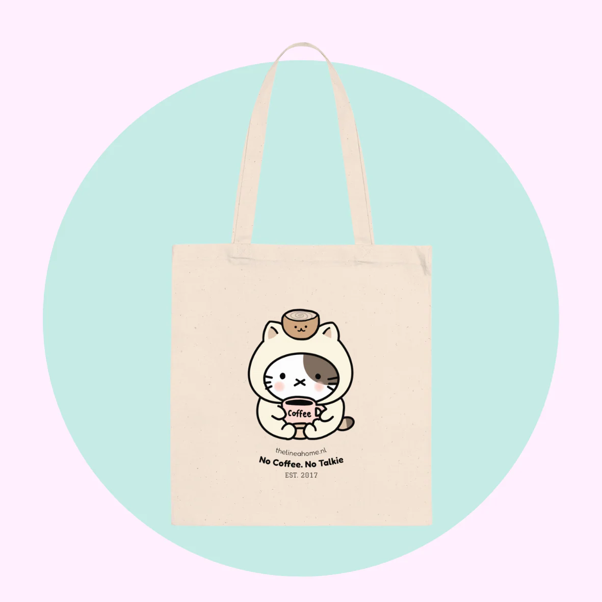 Kakkoii Coffee Cat Tote Bag - Image 5