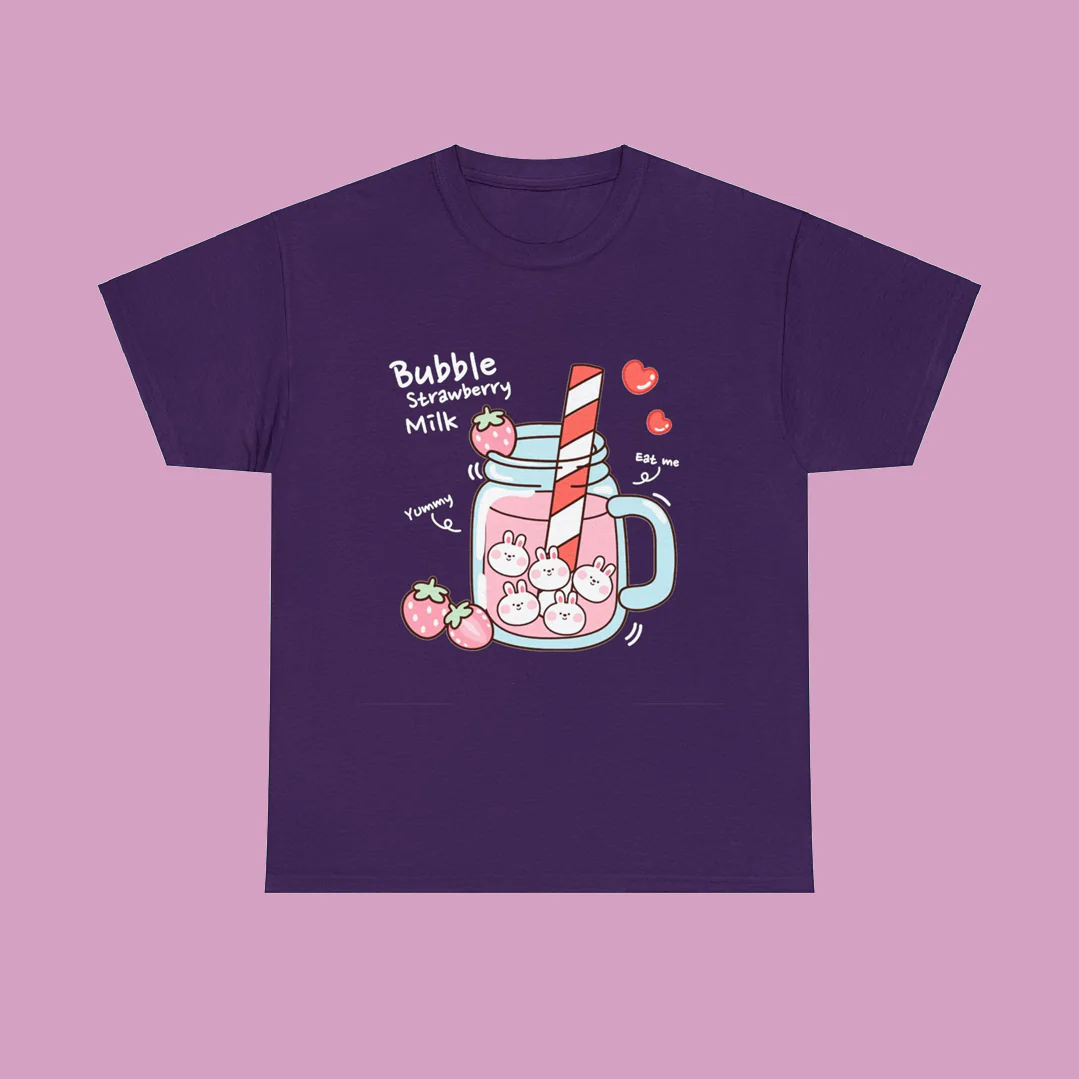 Kawaii Boba Bunny T-Shirt - Image 11