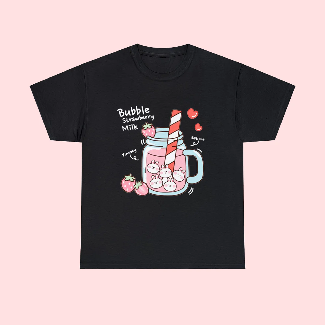 Kawaii Boba Bunny T-Shirt - Image 13