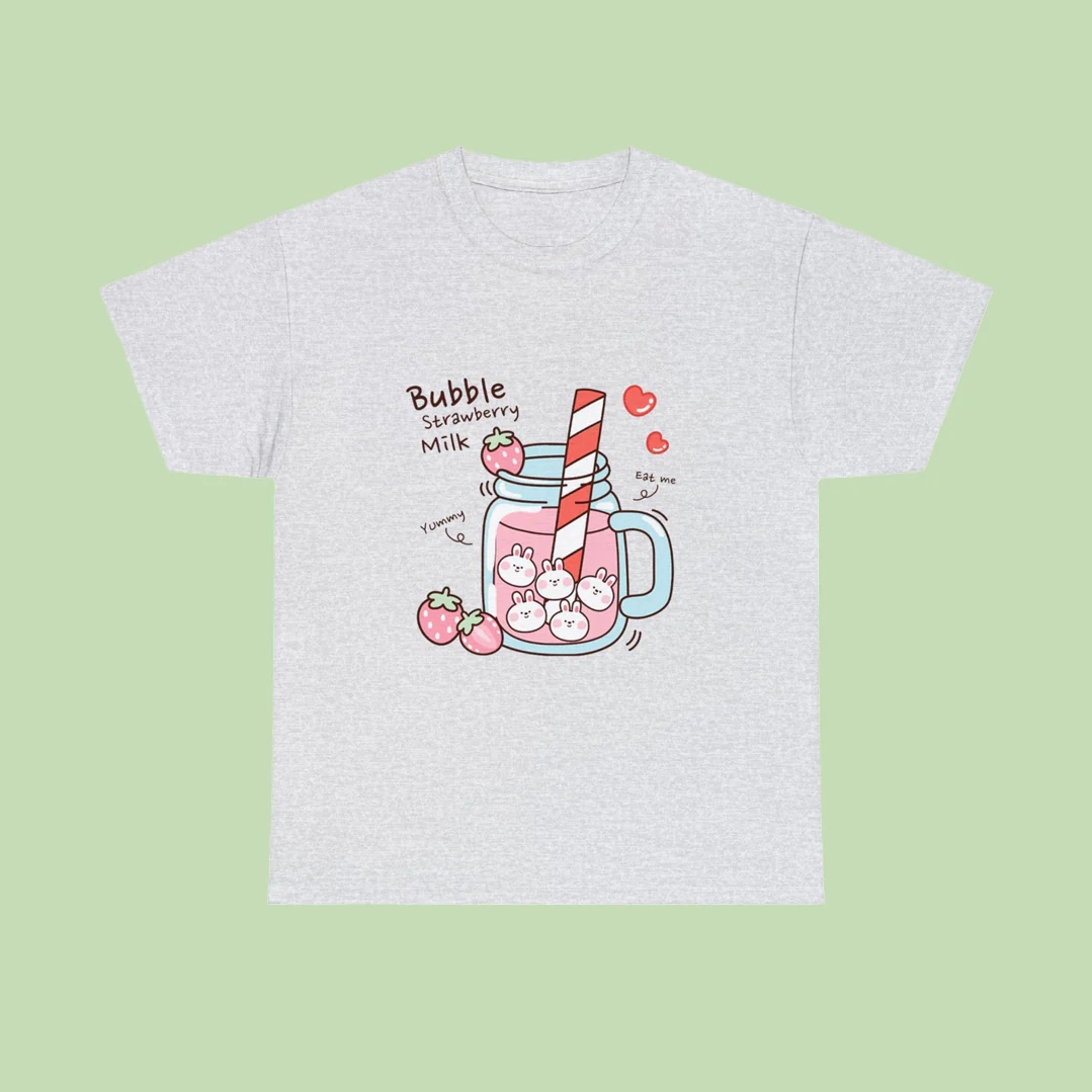 Kawaii Boba Bunny T-Shirt - Image 3