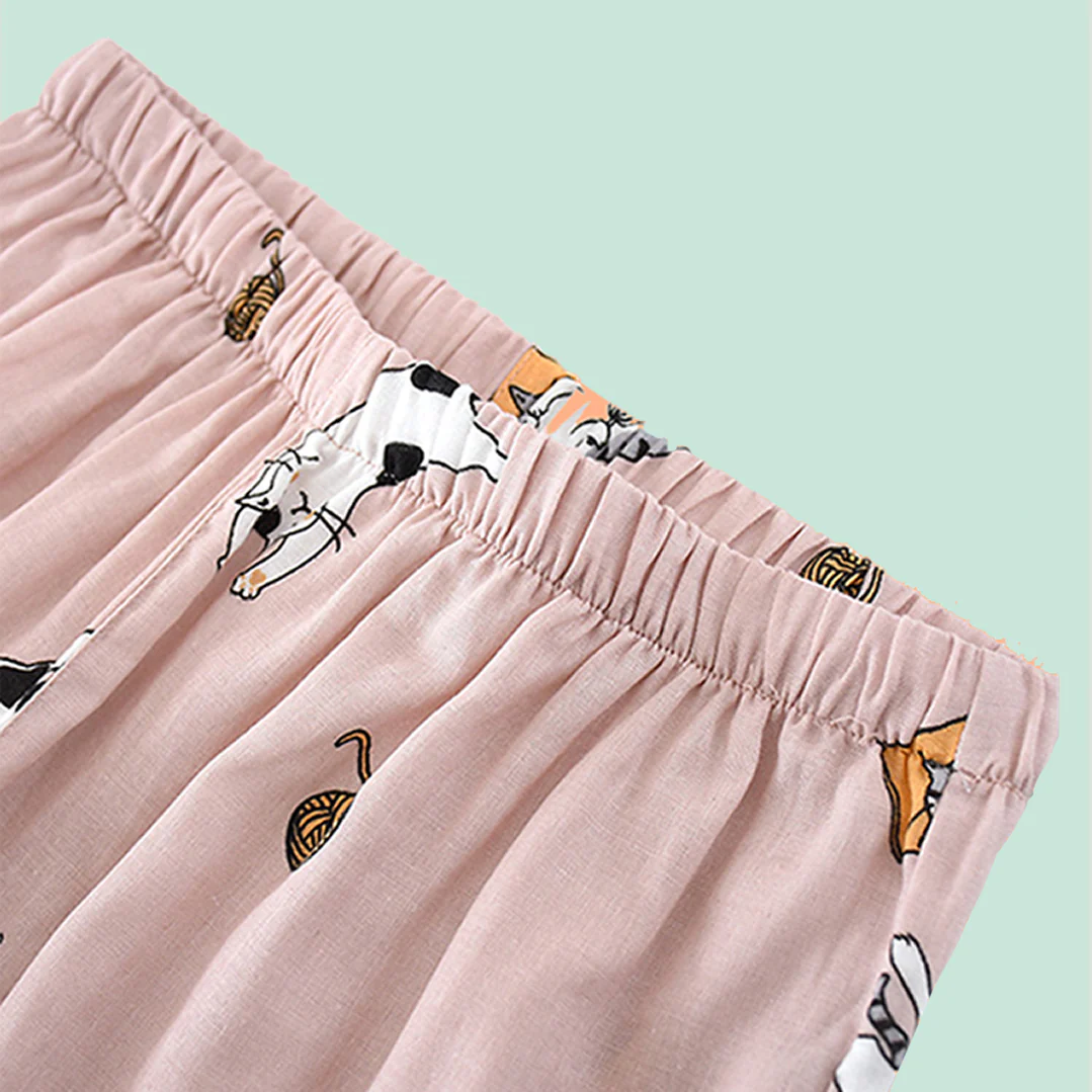 Kitty Cat Kimono Pyjama Set - Image 5