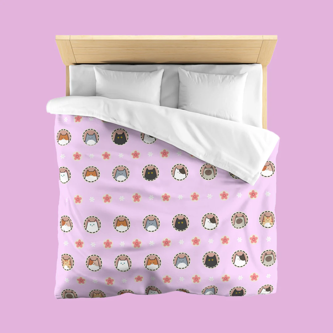 Kitty Squad Bedding Set - Image 3