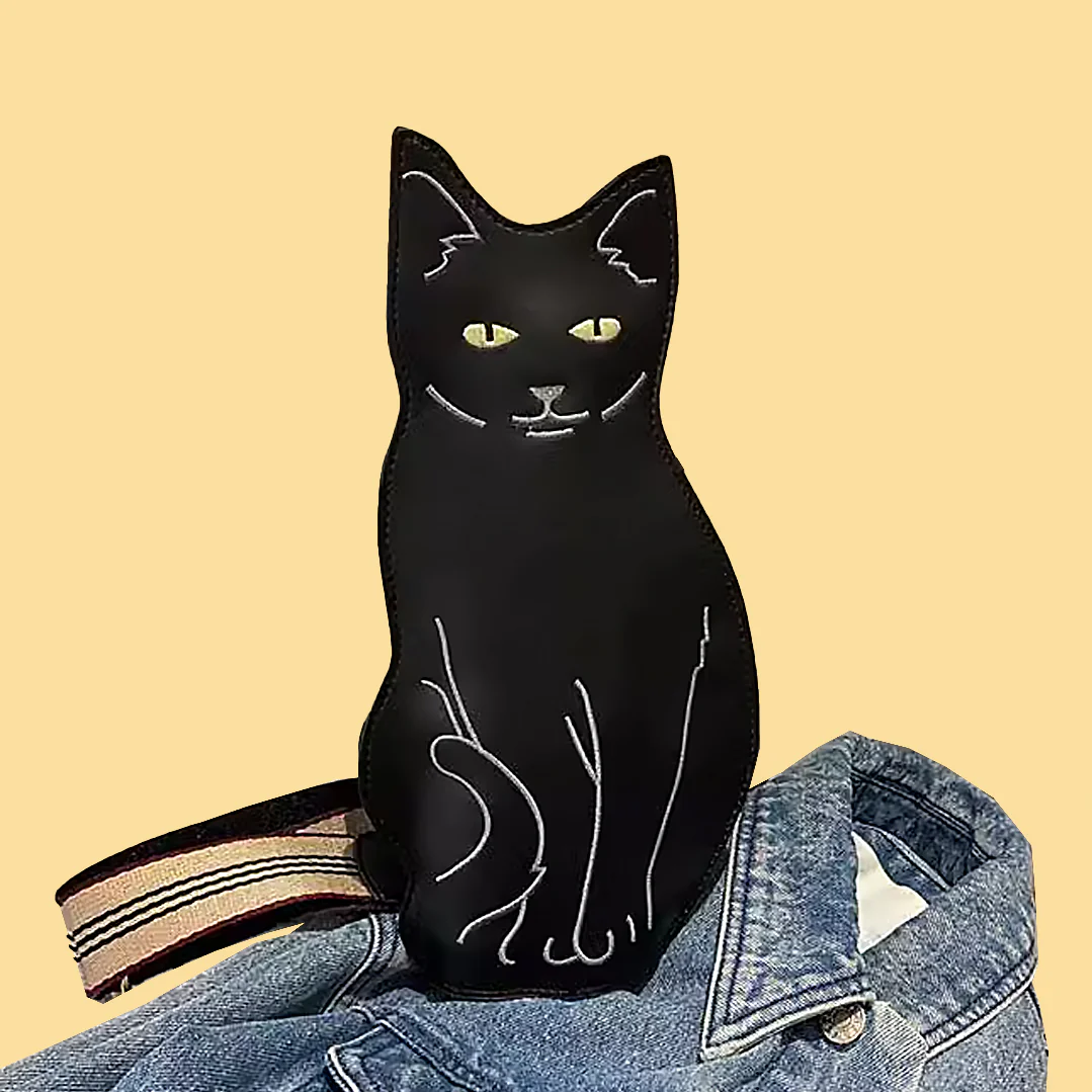 Midnight Kitty Sling Bag - Image 4