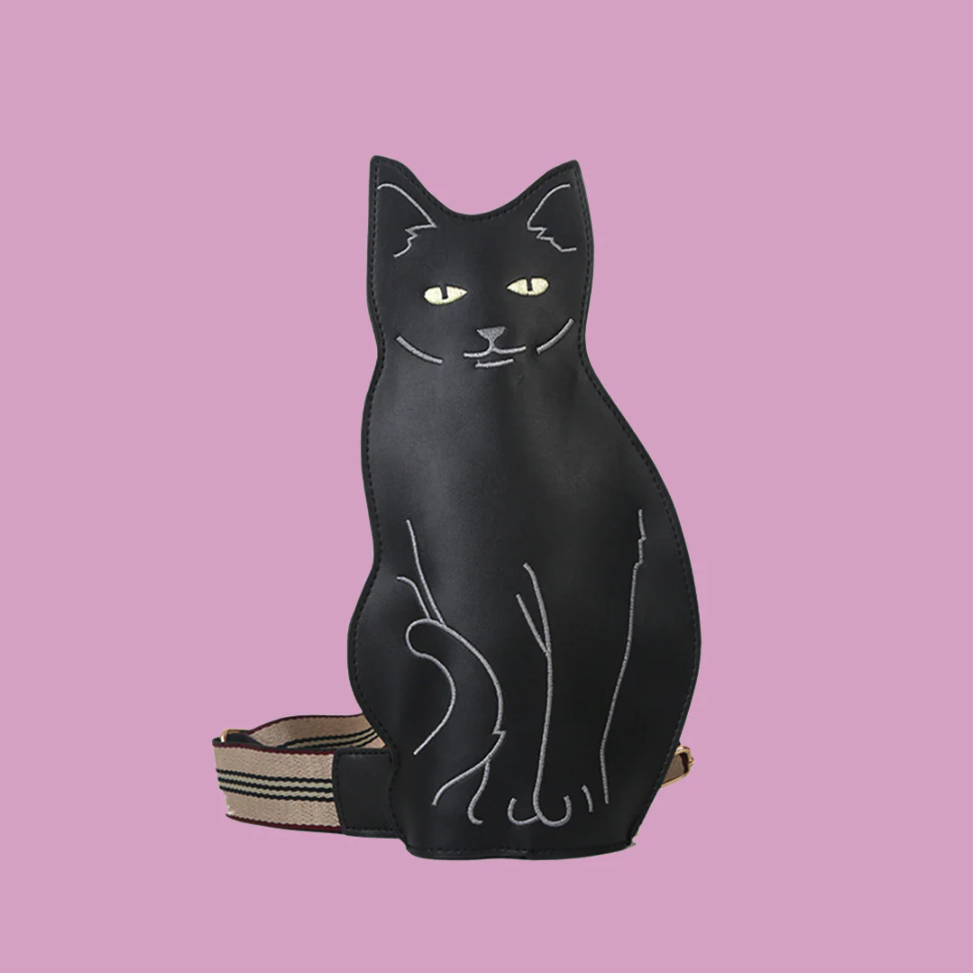 Midnight Kitty Sling Bag - Image 6
