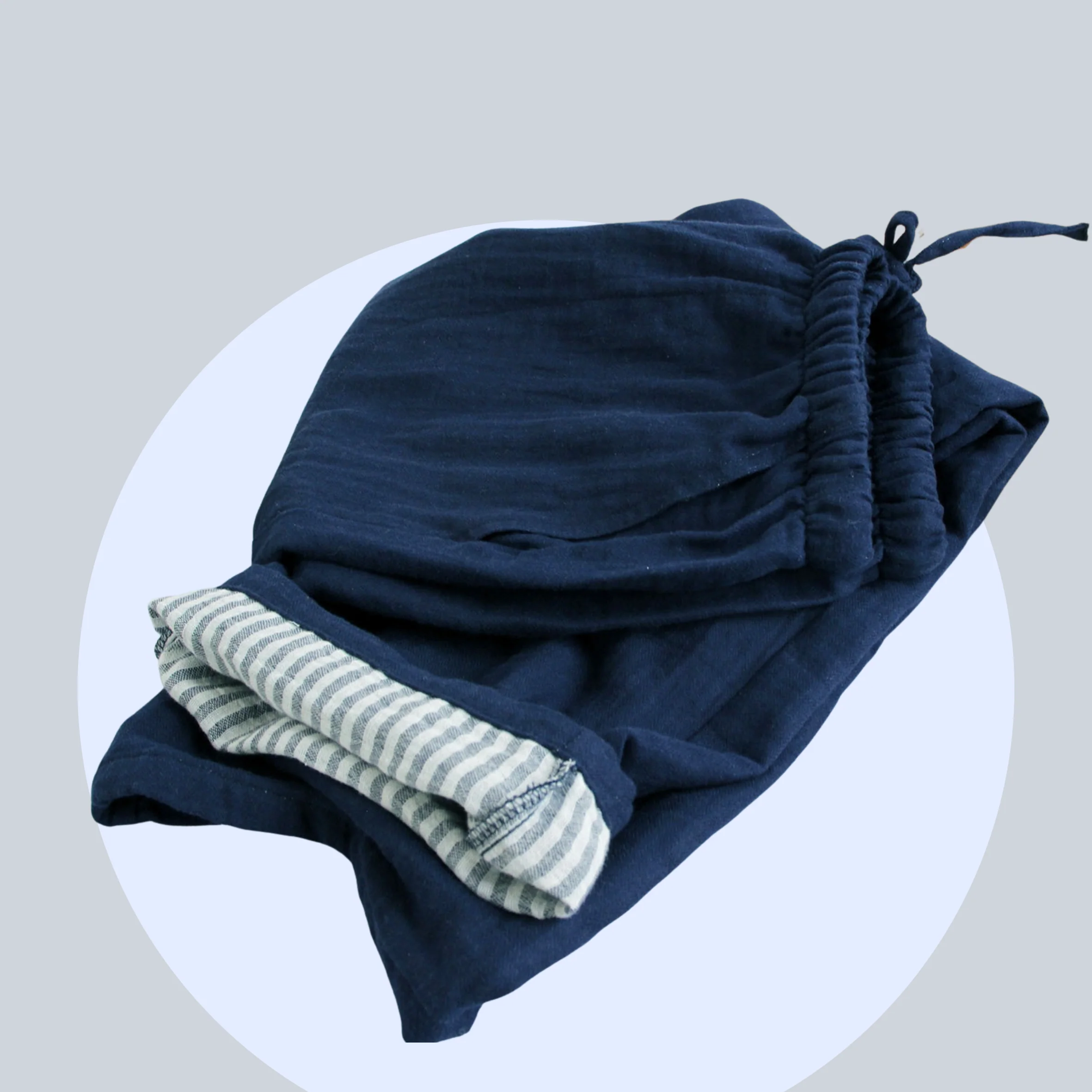 Muted Colour Cotton Pants - Image 4