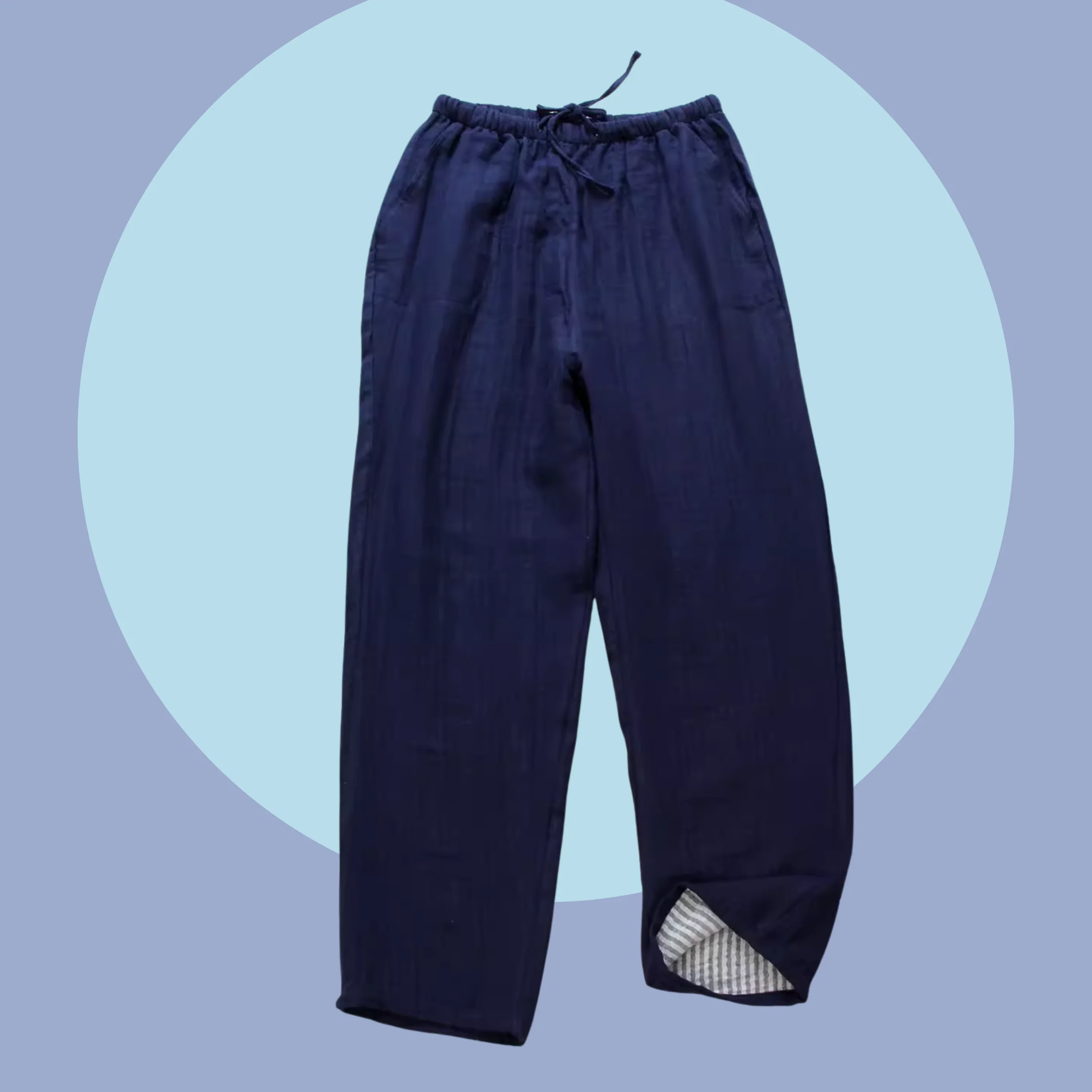 Muted Colour Cotton Pants - Image 5